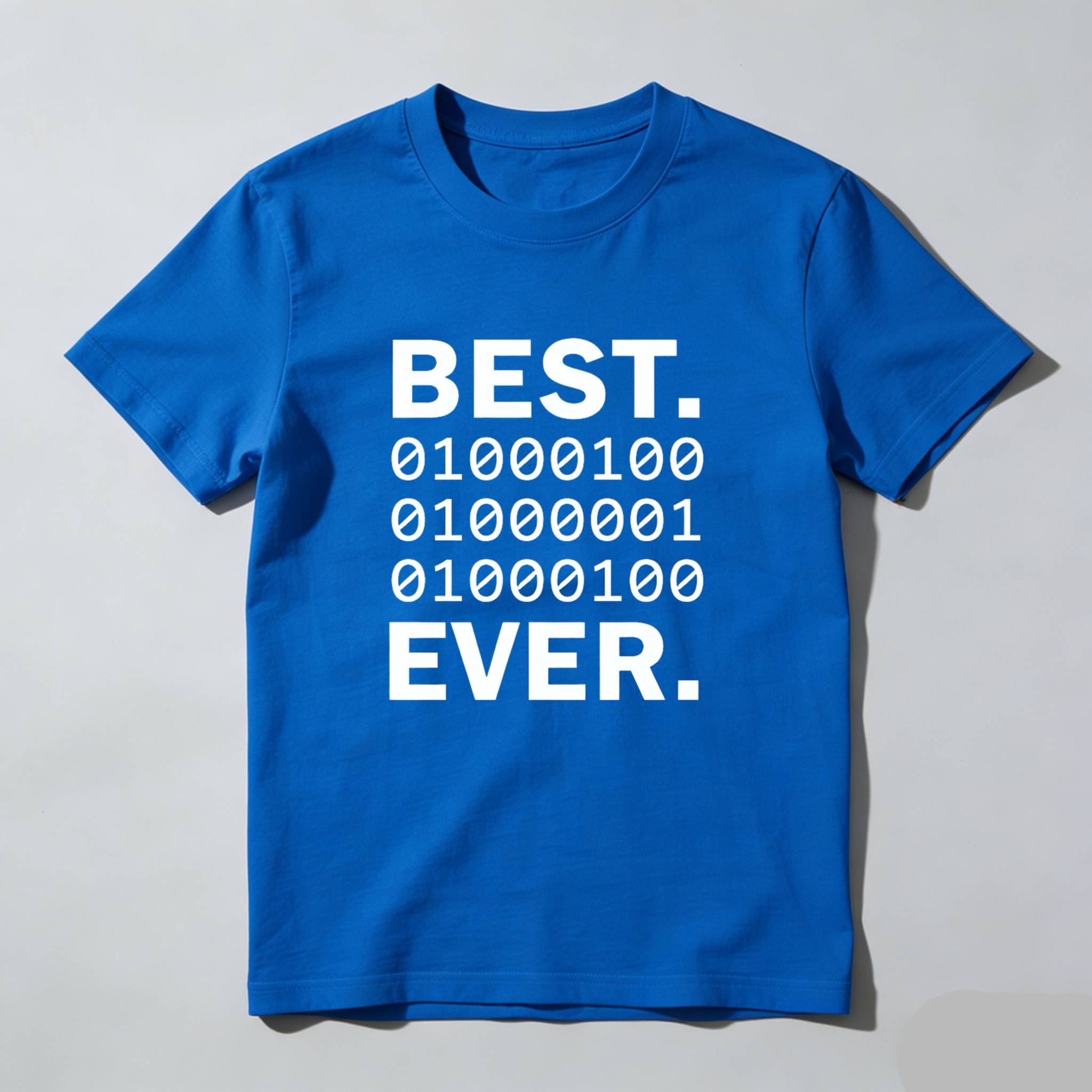 Dorawear™ Best Binary Code Ever Pure Cotton Short Sleeve T Shirt-Dorawear