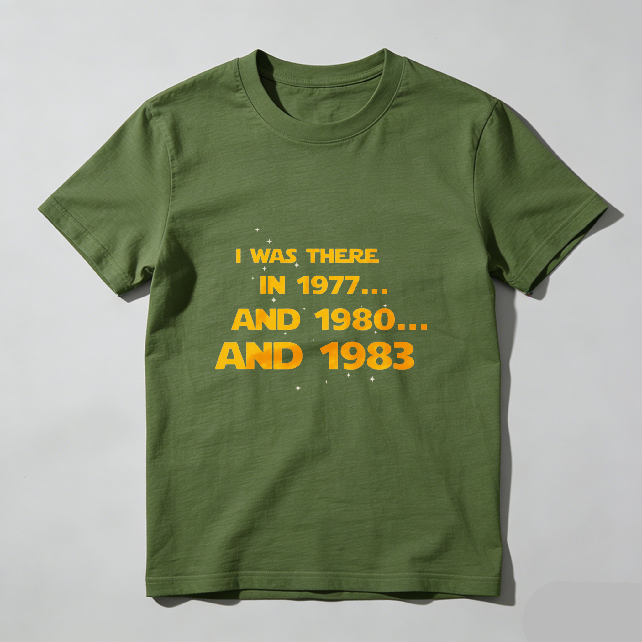 Dorawear™ I Was There In 1977 And 1980 And 1983 Pure Cotton Short Sleeve T Shirt-Dorawear