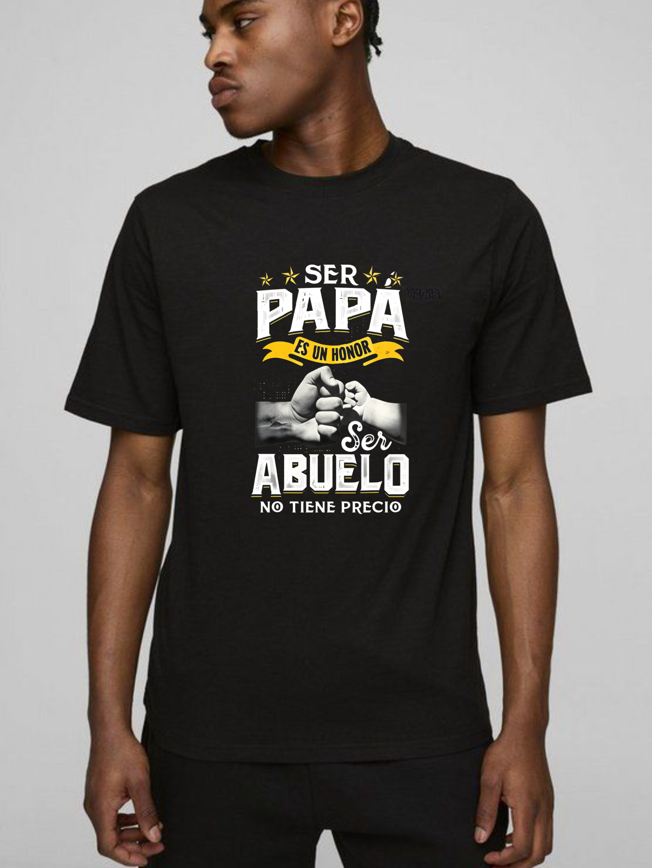Dorawear™ Funny Grandpa Spanish T-Shirt – “Ser Papa Es Un Honor, Ser Abuelo No Tiene Precio” Gift for Grandfather