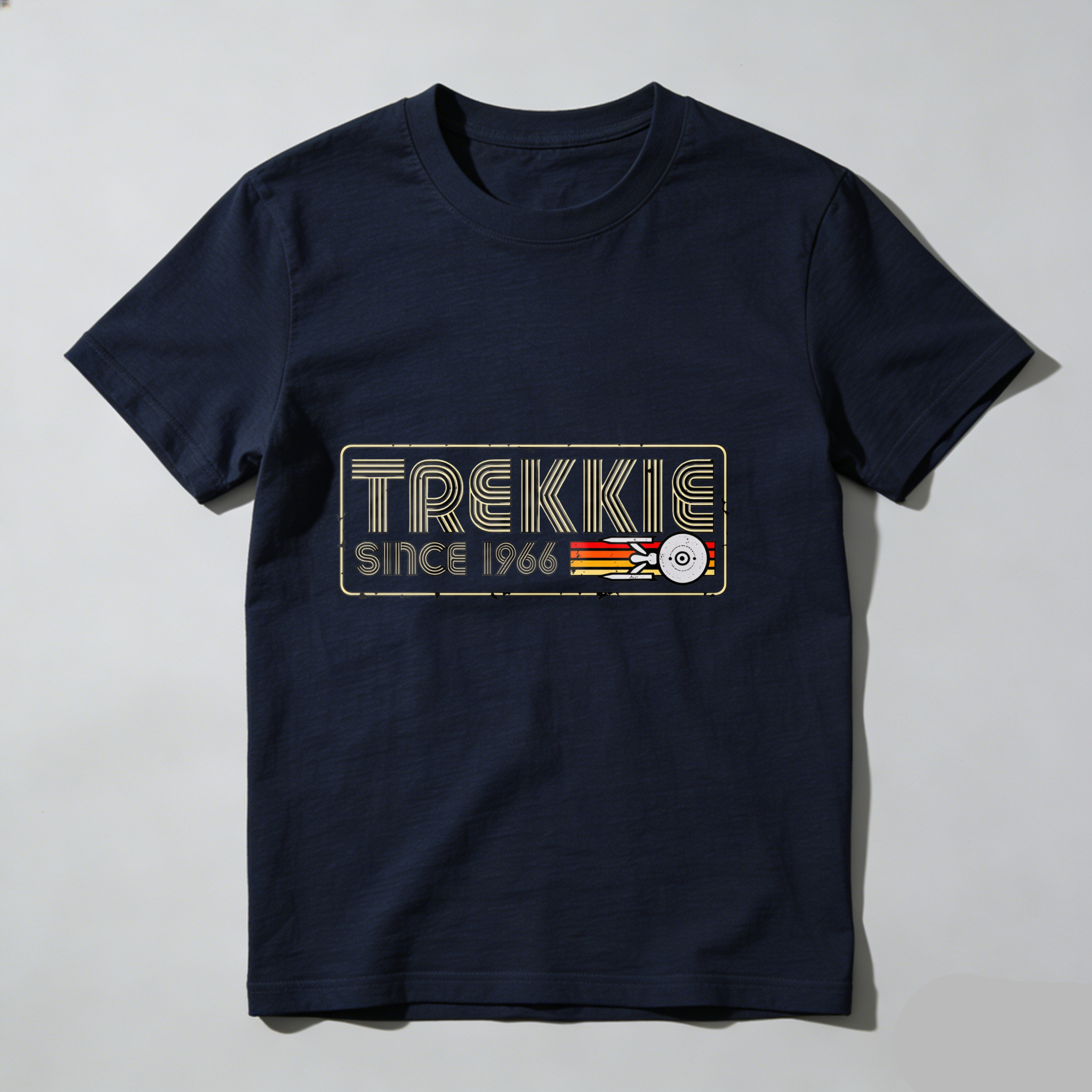 Dorawear™ Trekkie Since 1966 Starfleet Emblem T Shirt
