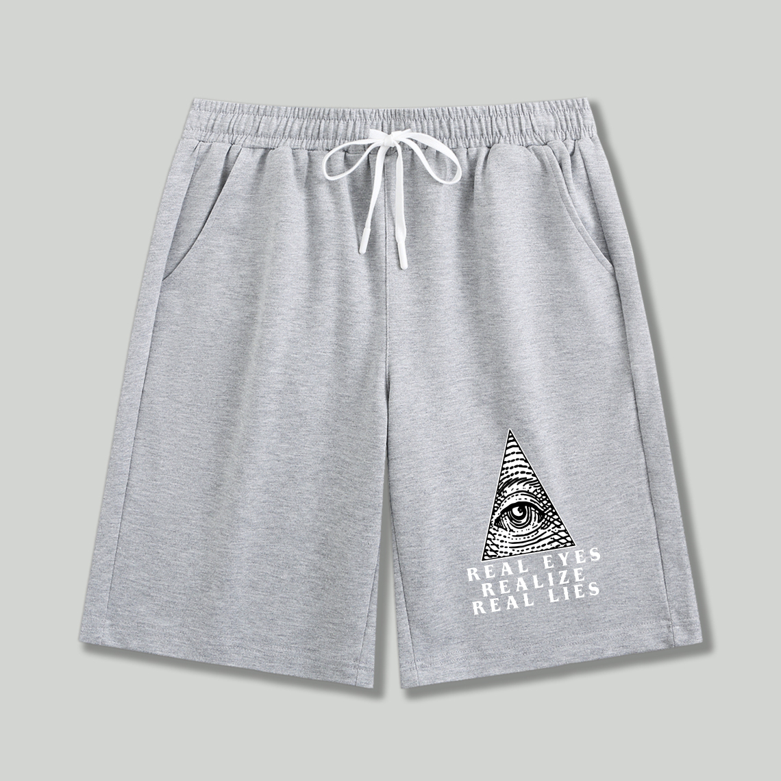 Dorawear™ All Seeing Eye Real Eyes Realize Real Lies Shorts(1)-Dorawear
