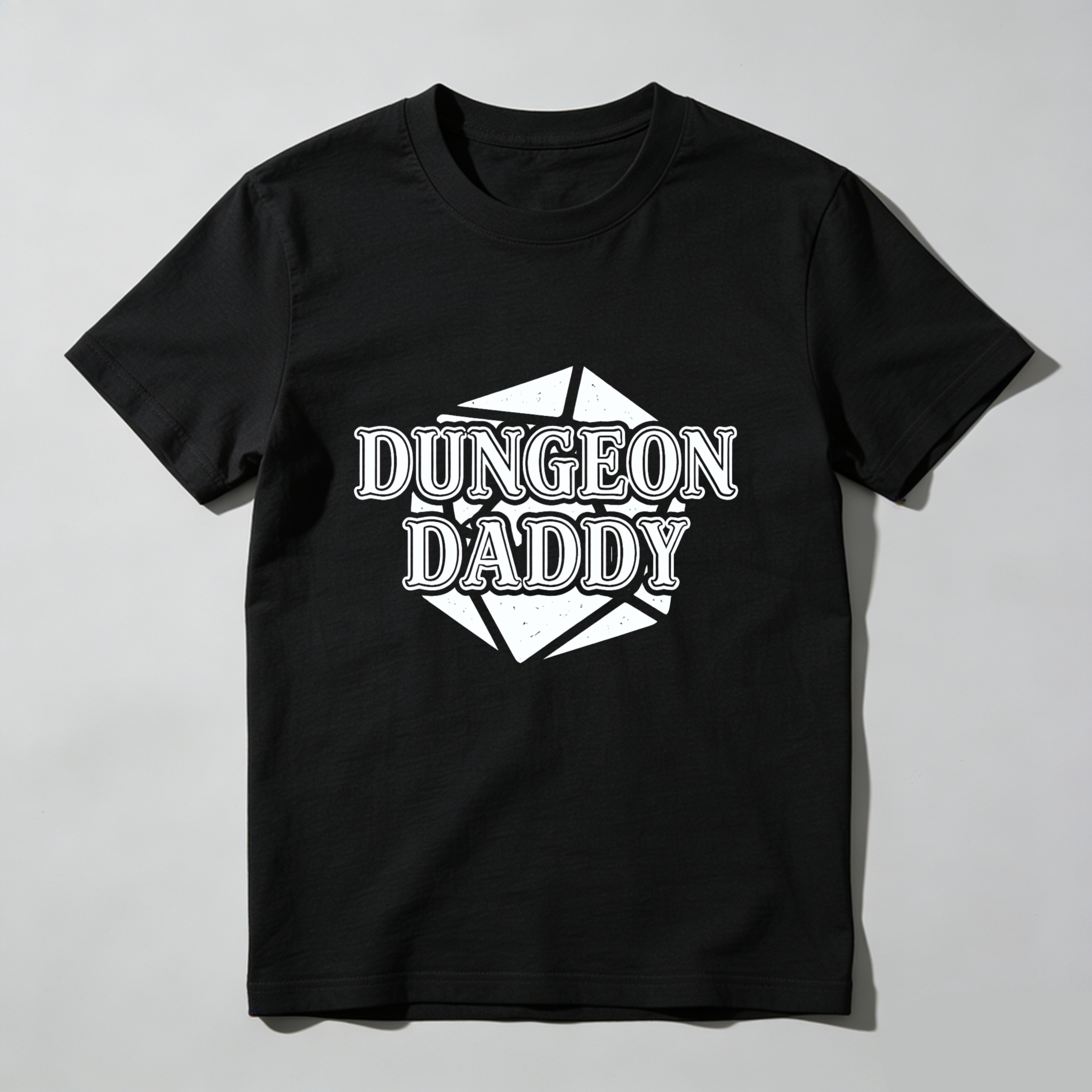 Dorawear™ Dungeon Daddy Dice Design Pure Cotton Short Sleeve T Shirt-Dorawear