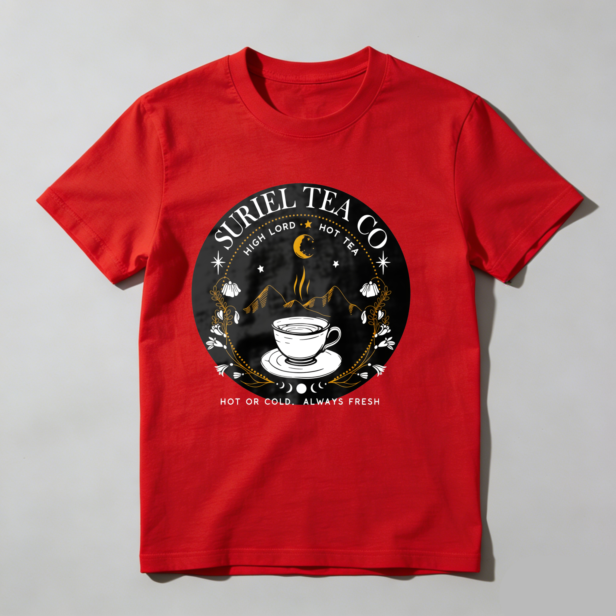 Dorawear Suriel Tea Co High Lord Hot Tea T Shirt