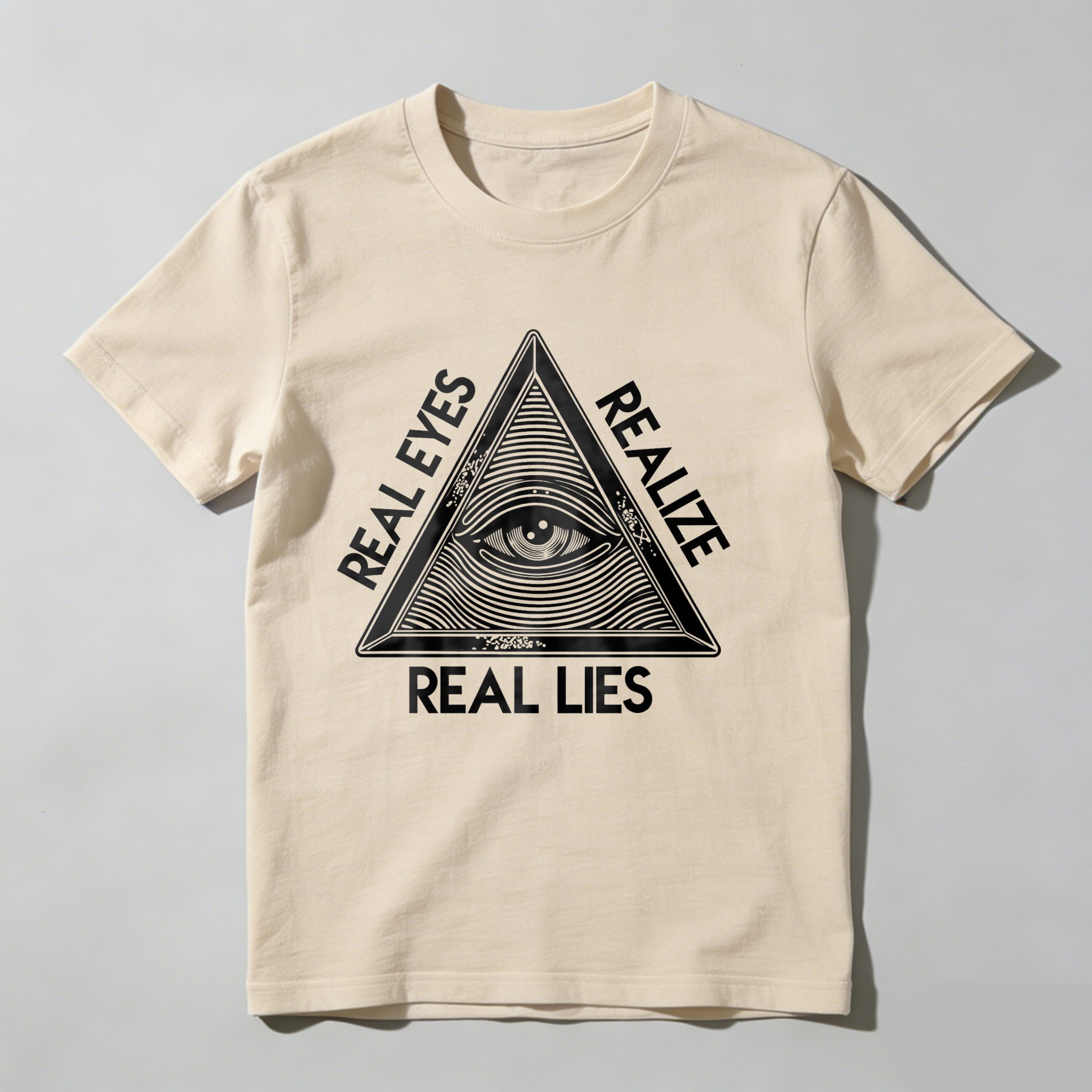 Dorawear Real Eyes Realize Real Lies Pyramid Eye T Shirt