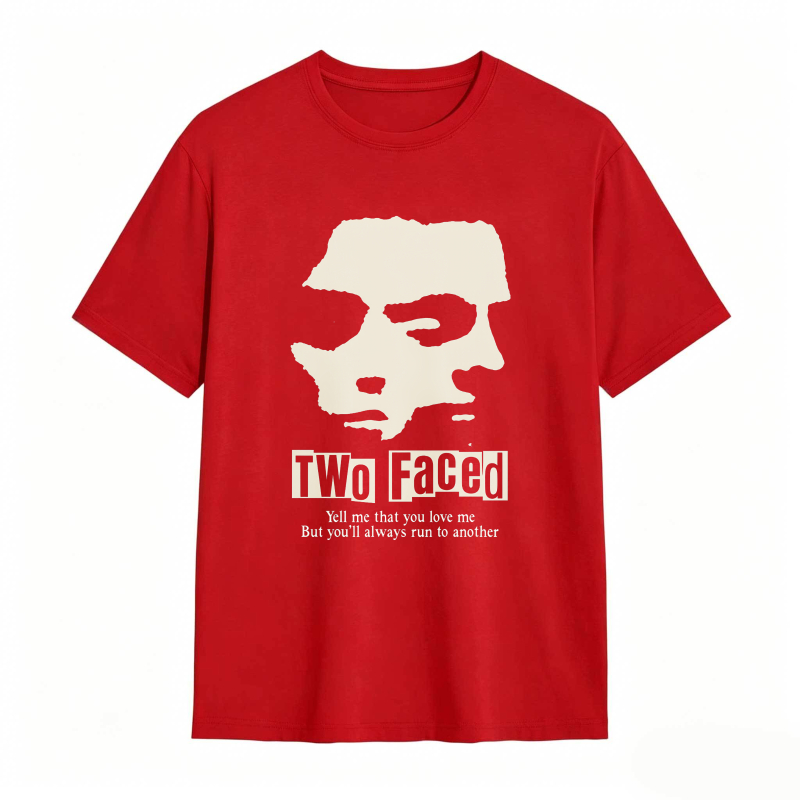 Dorawear™Two Faced Skull Design With Quote Unisex Classic T-shirt