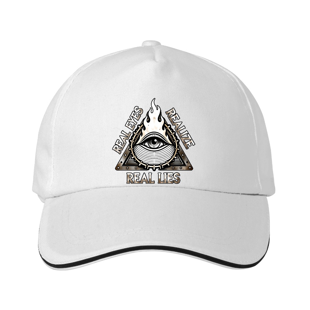 Dorawear™ Unisex Graphic Cap – Real Eyes Realize Real Lies Design