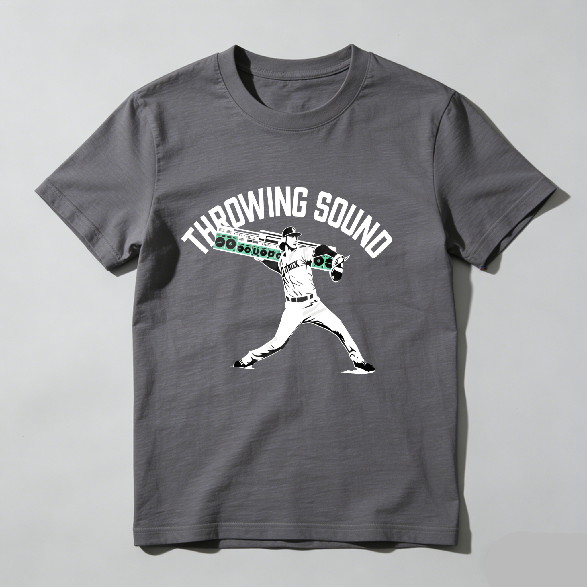 Dorawear™ Throwing Sound Baseball Player Pitching Pose  T Shirt