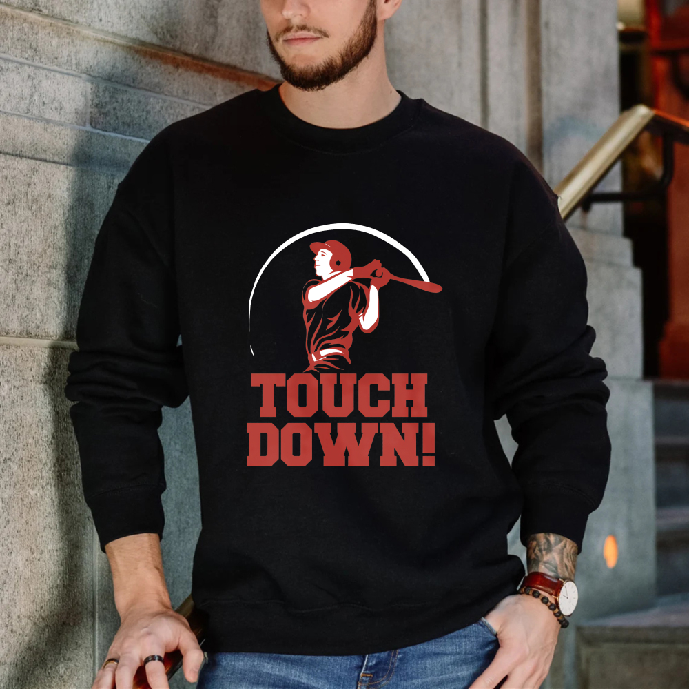 Dorawear™ Baseball Player Touch Down Unisex Classic Sweatshirt