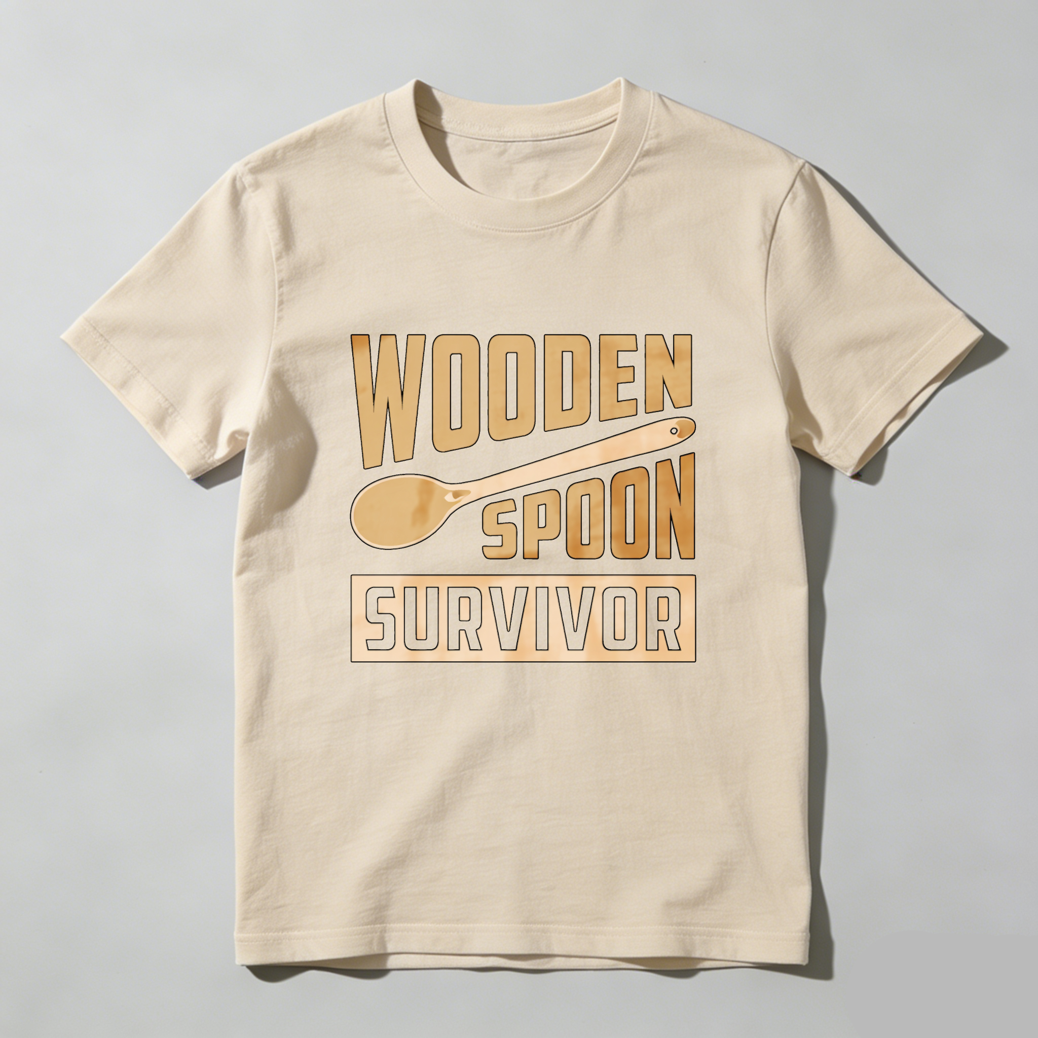 Dorawear™ Wooden Spoon Survivor Pure Cotton Short Sleeve T Shirt-Dorawear