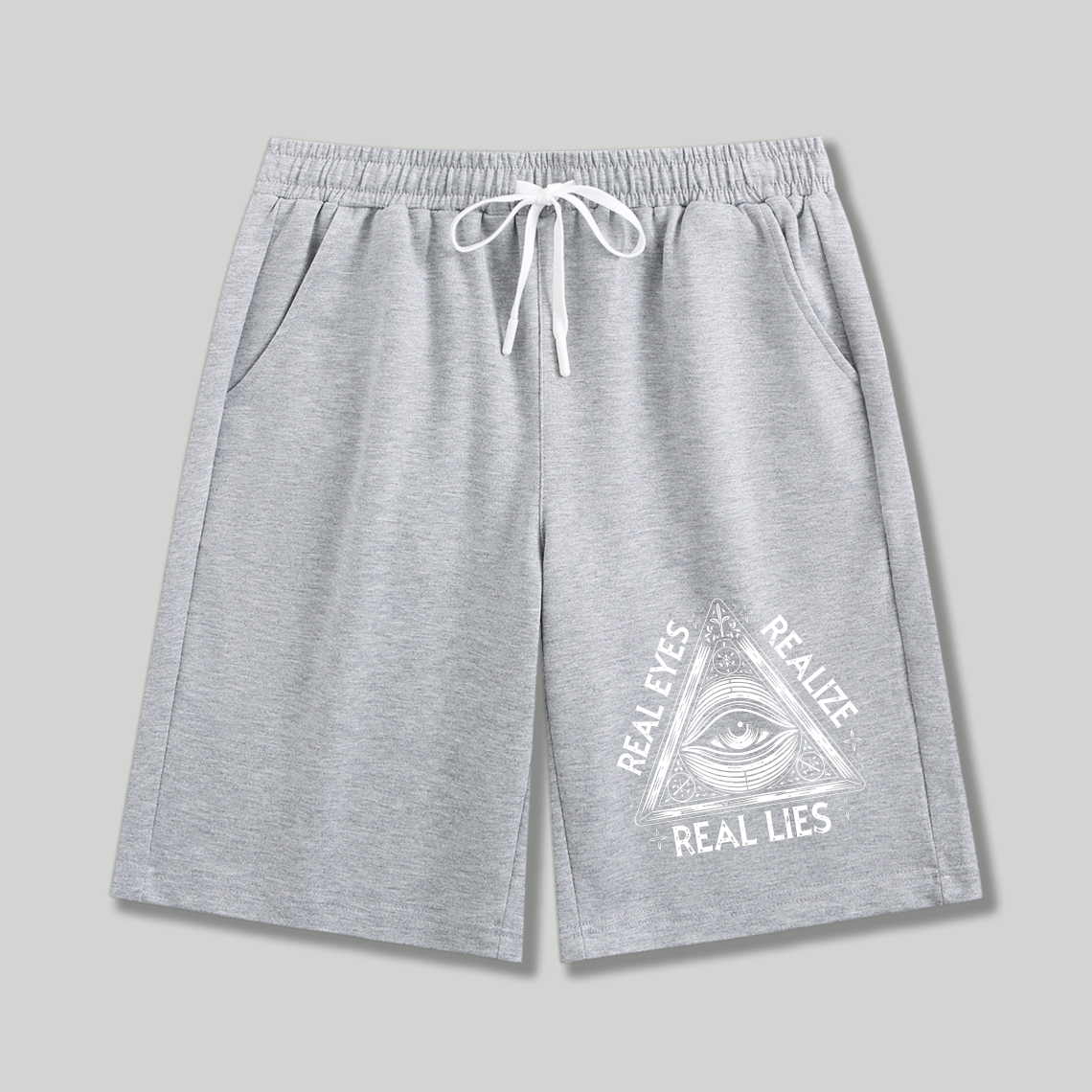 Dorawear™ All Seeing Eye Real Eyes Realize Real Lies Shorts-Dorawear