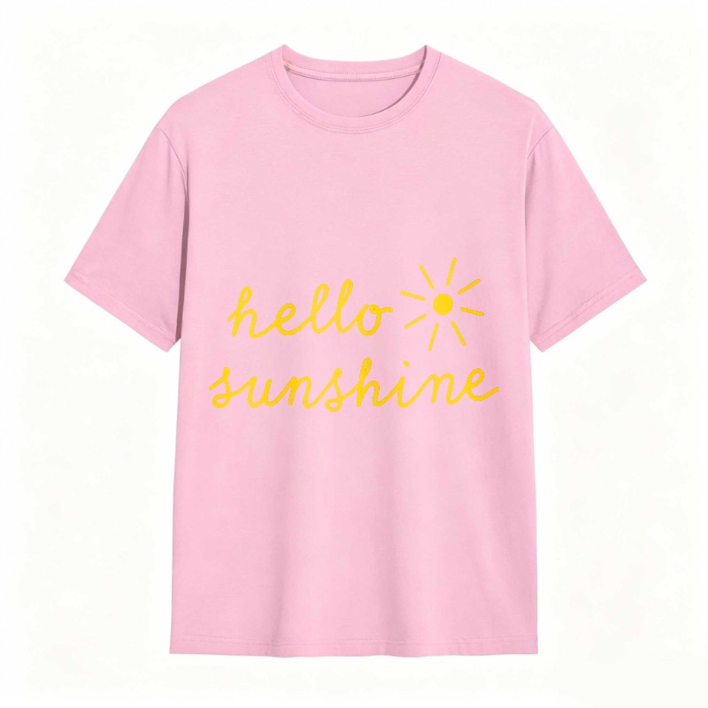 Dorawear™Hello Sunshine With Sun Icon Unisex Classic T-shirt
