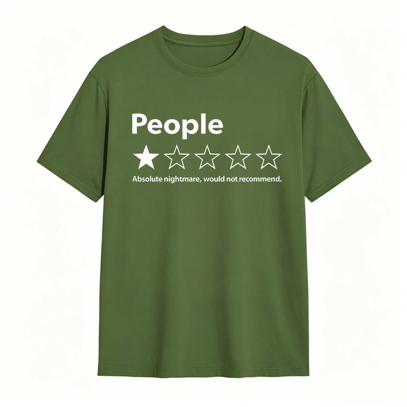 Funny Review People One Star Absolute Would T-Shirt