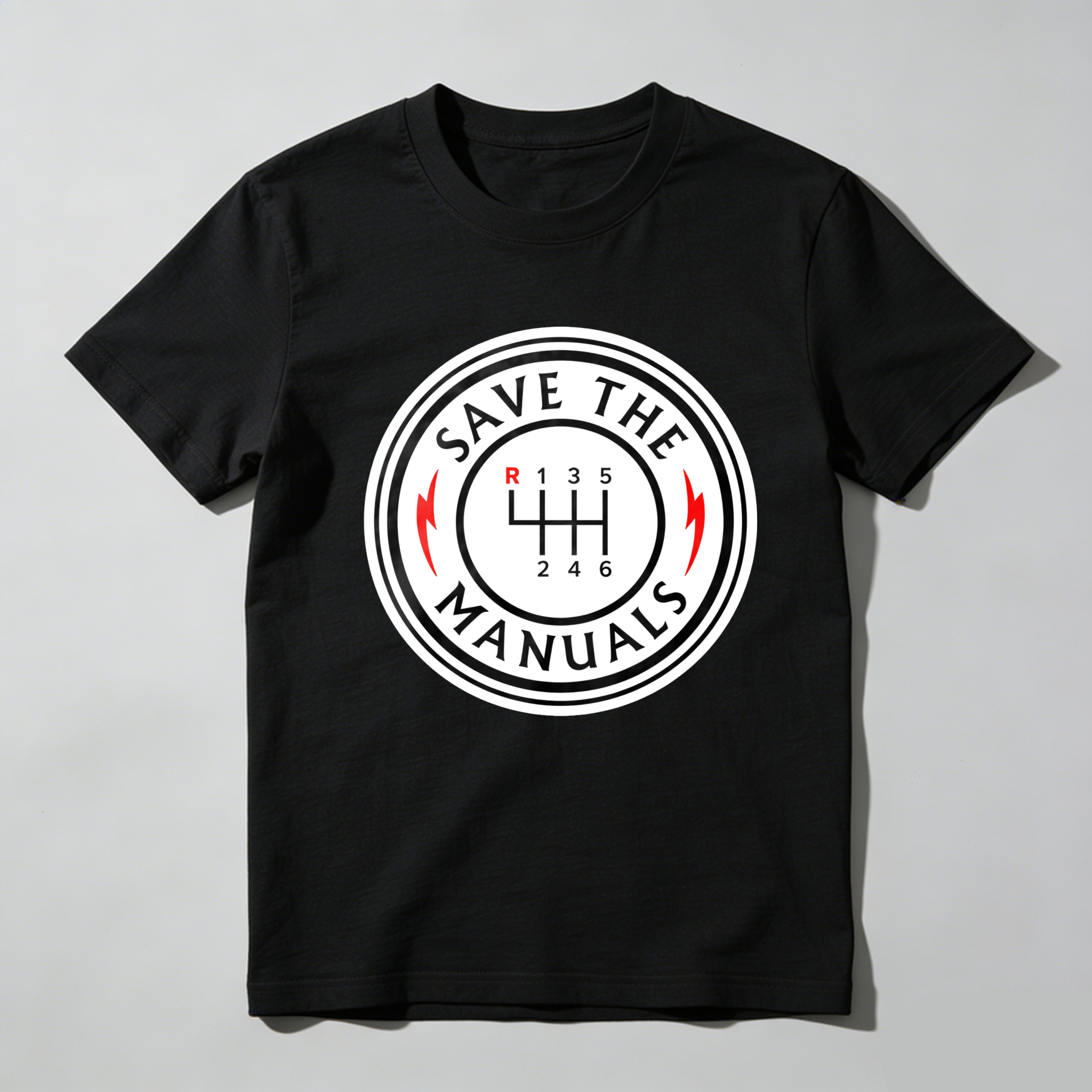 Dorawear Save The Manuals Gear Shift Design T Shirt