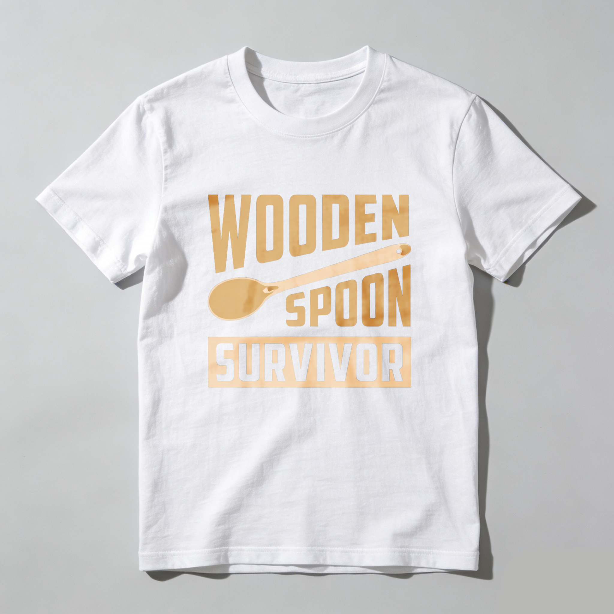 Dorawear™ Wooden Spoon Survivor Pure Cotton Short Sleeve T Shirt-Dorawear