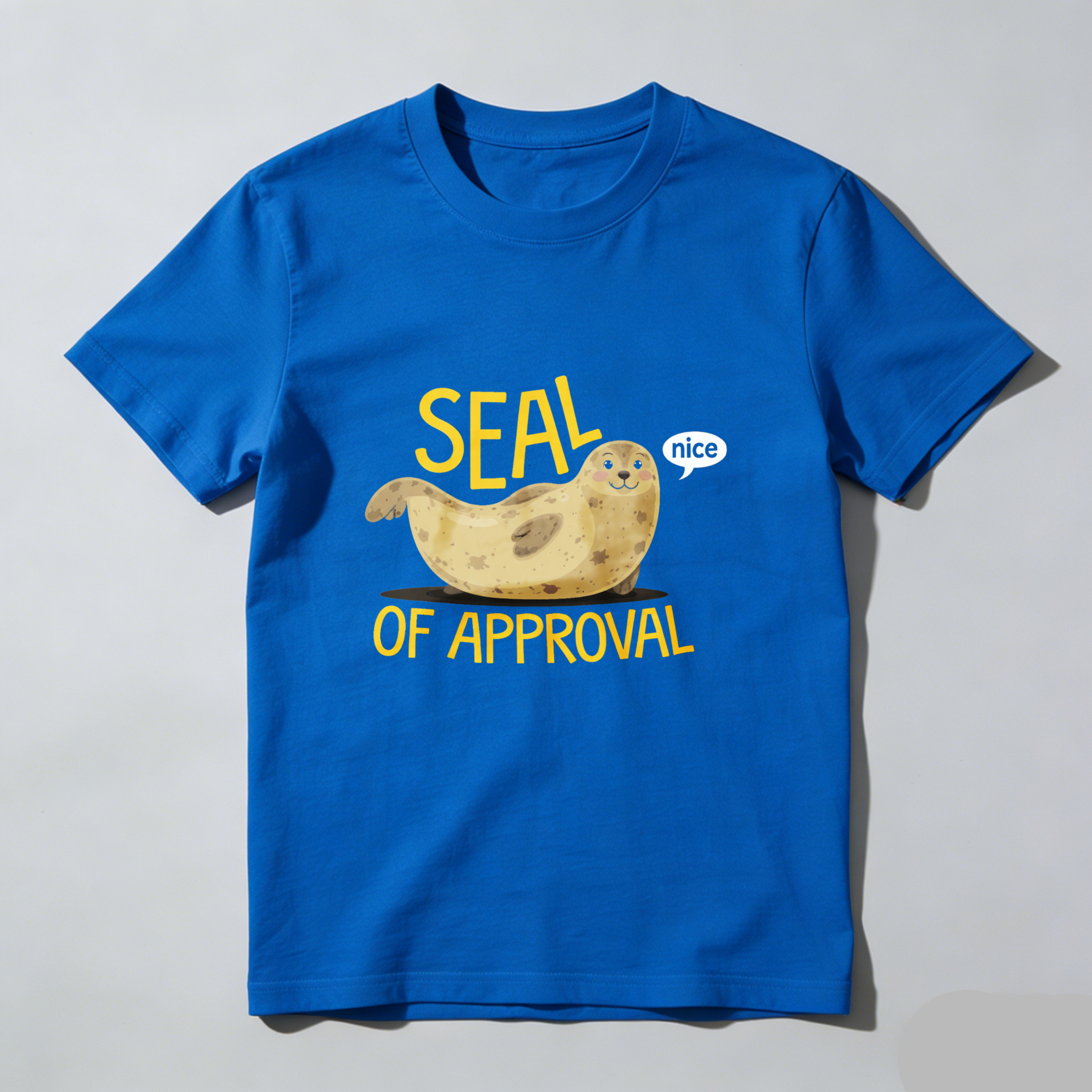 Dorawear™ Seal Of Approval Nice Pure Cotton Short Sleeve T Shirt-Dorawear