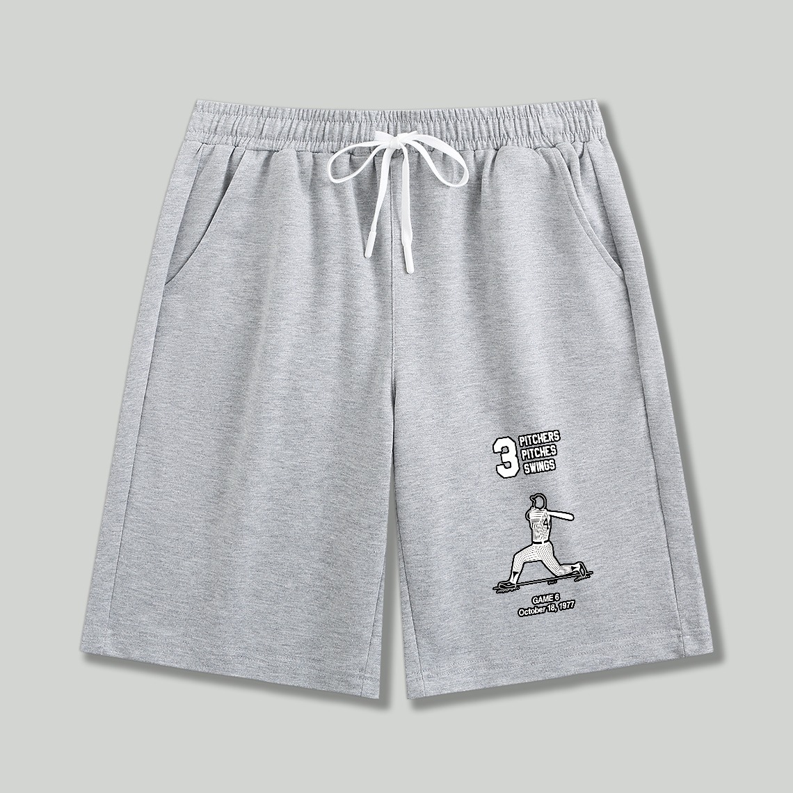 Dorawear™ Baseball Pitcher 3 Pitchers 3 Pitches 3 Strikes Game October 18 1877 Shorts-Dorawear