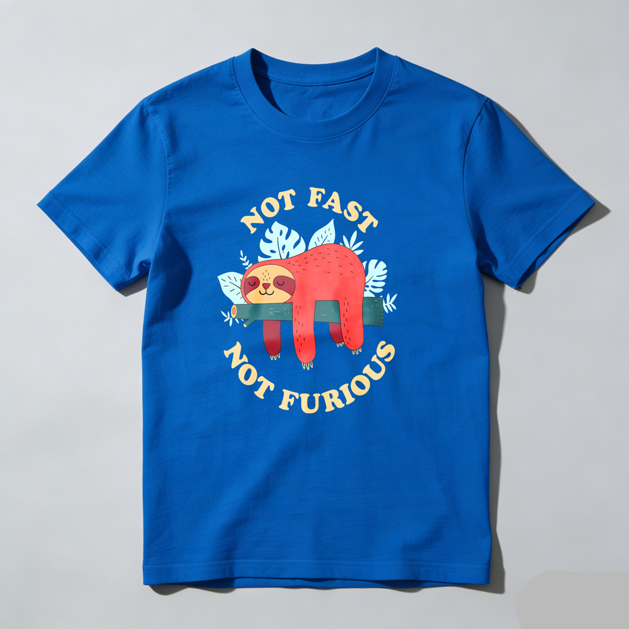 Dorawear™ Not Fast Not Furious Sloth Design T Shirt