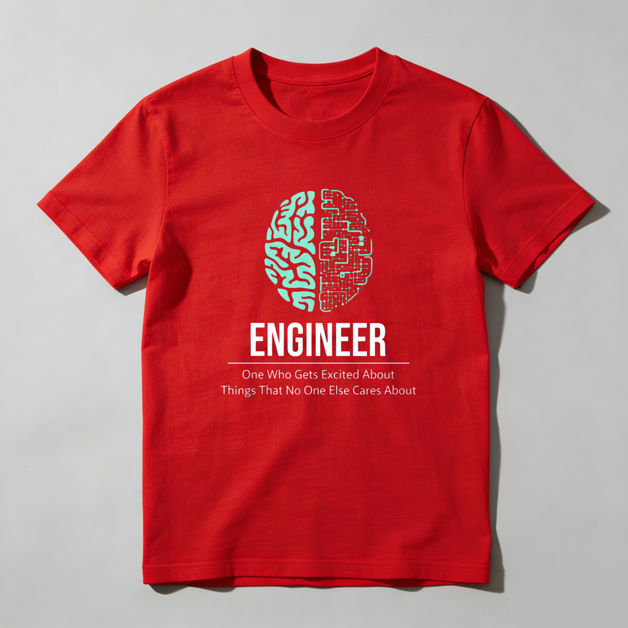 Dorawear Engineer Brain Design Pure Cotton Short Sleeve T Shirt