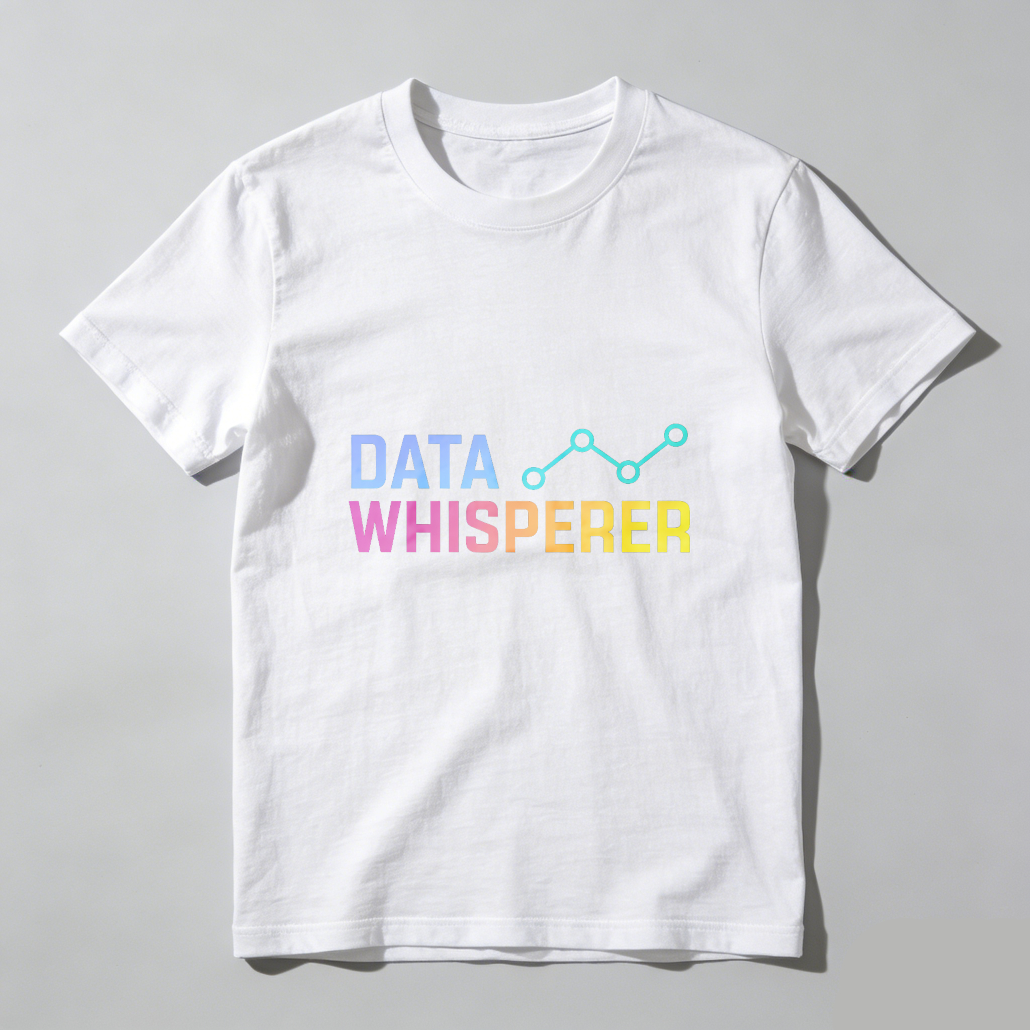 Dorawear™ Data Whisperer Chart Design Pure Cotton Short Sleeve T Shirt-Dorawear