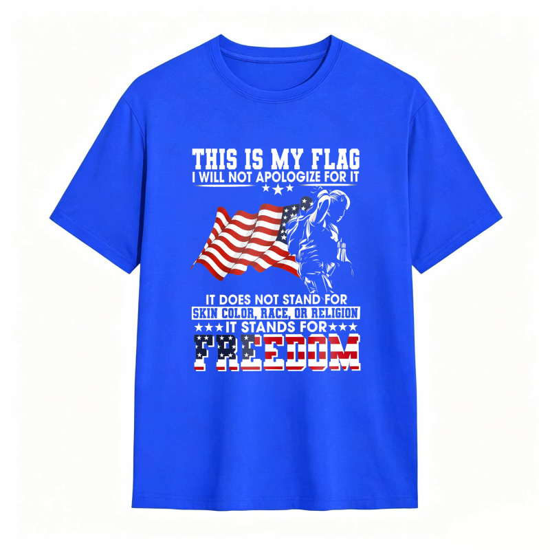 Dorawear™ American Flag Skeleton Freedom Statement Unisex Classic T-shirt