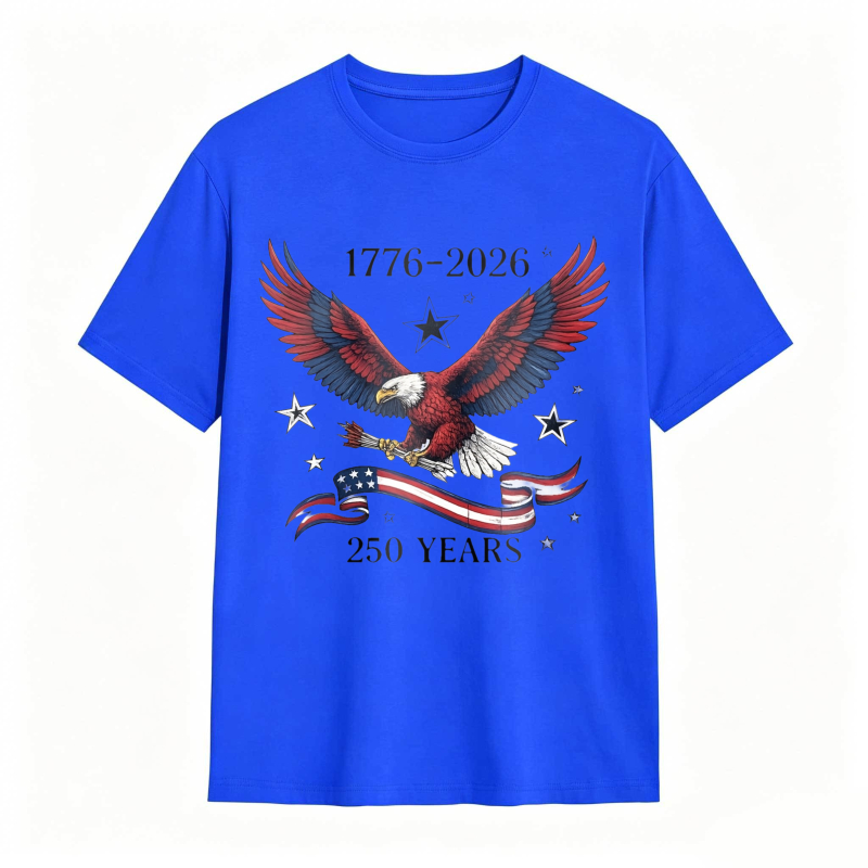 Dorawear™   American Eagle With Stars And Stripes 1776 2026 250 Years Independence Day T-shirt