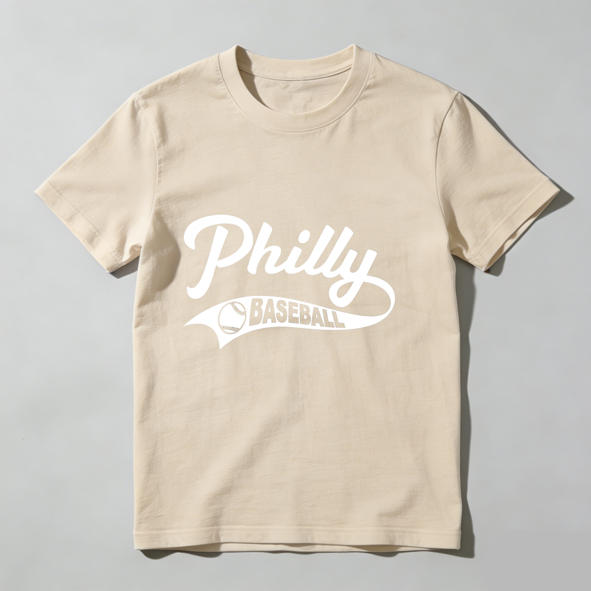Dorawear™ Philly Baseball Logo Design Print T Shirt