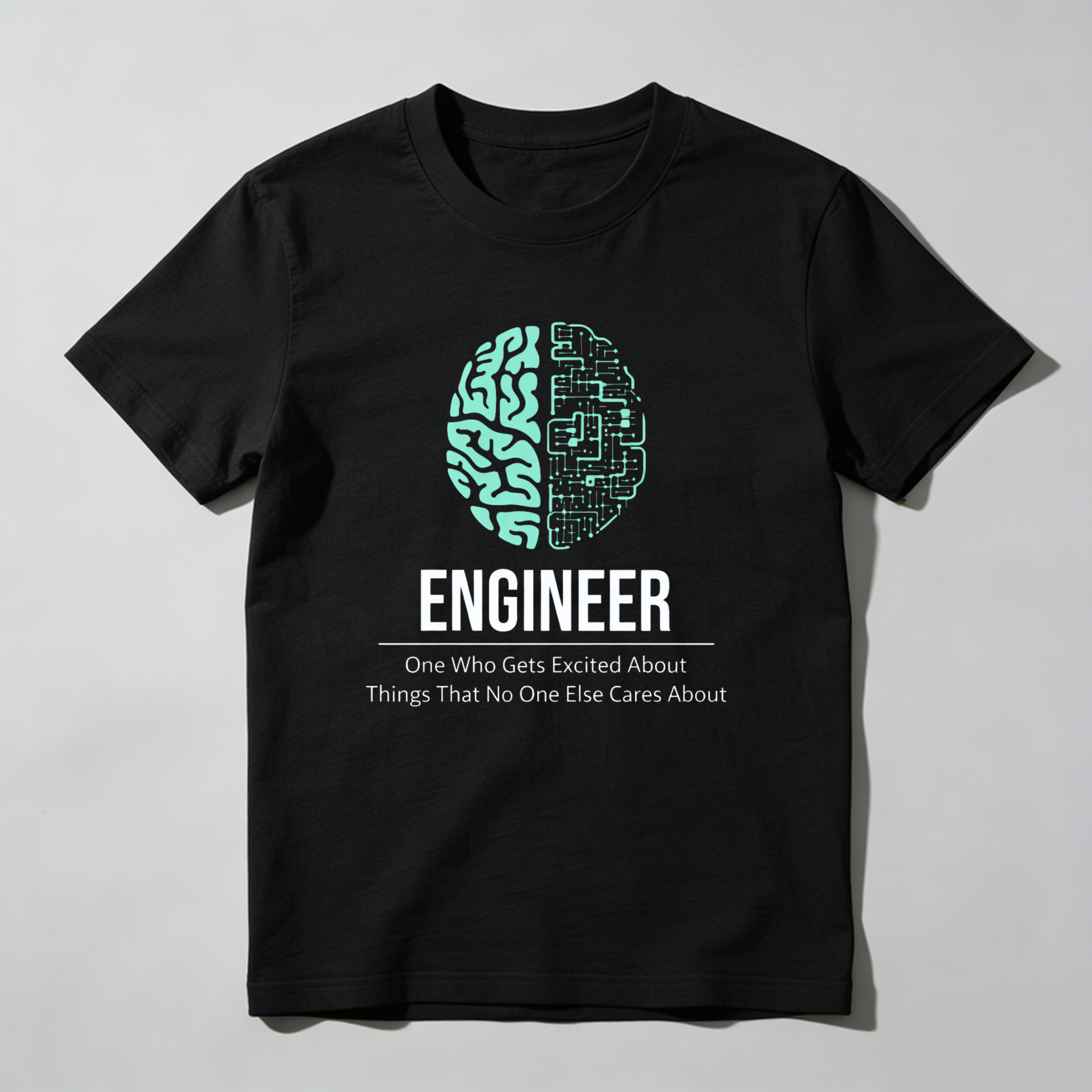 Dorawear Engineer Brain Design Pure Cotton Short Sleeve T Shirt
