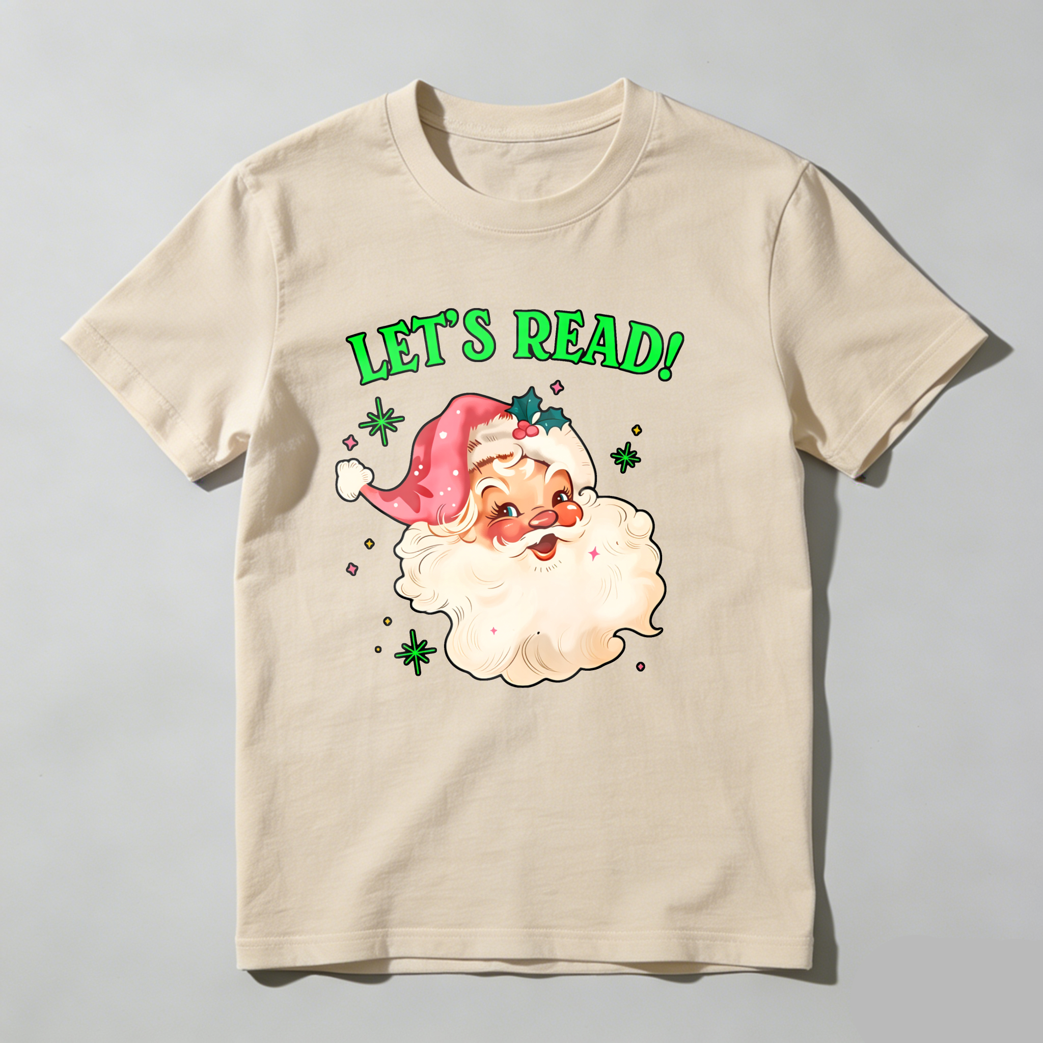 Dorawear™ Santa Claus With Book And Stars T Shirt