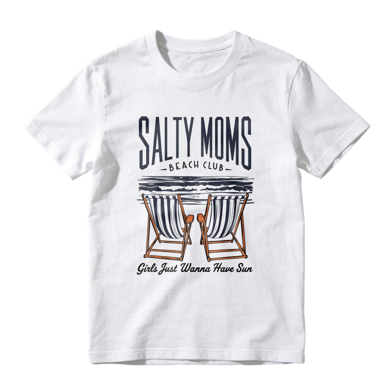 Salty Moms Beach Club Girls Just Wanna Have Sun Unisex Classic T-shirt