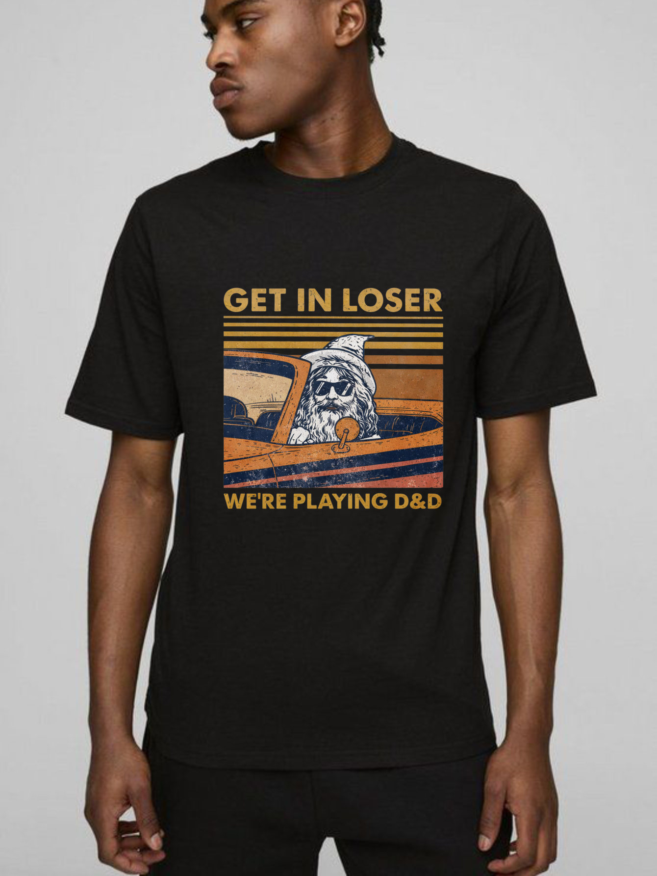 Dorawear™ Get In Loser We Re Playing D And D Pure Cotton Short Sleeve T Shirt-Dorawear
