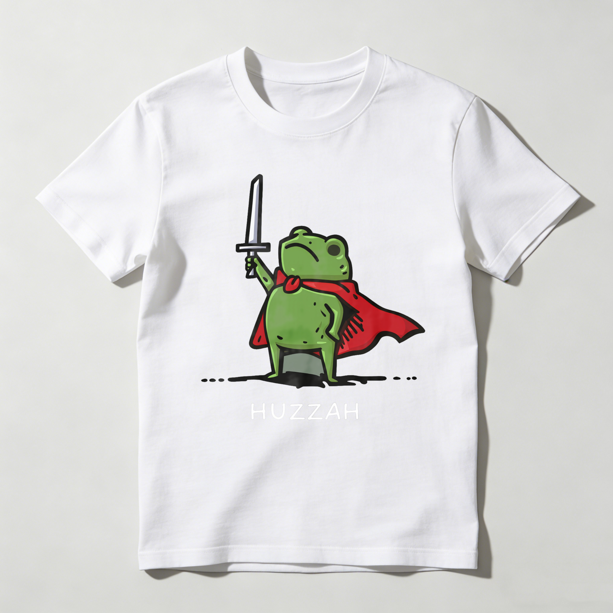 Dorawear™ Frog With Sword And Cape Huzzah T Shirt