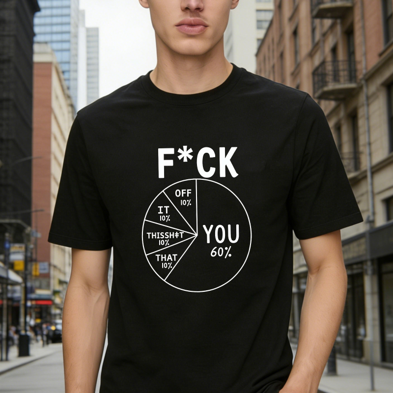 Funny Pie Chart Humor Graphic Unisex Classic T-shirt