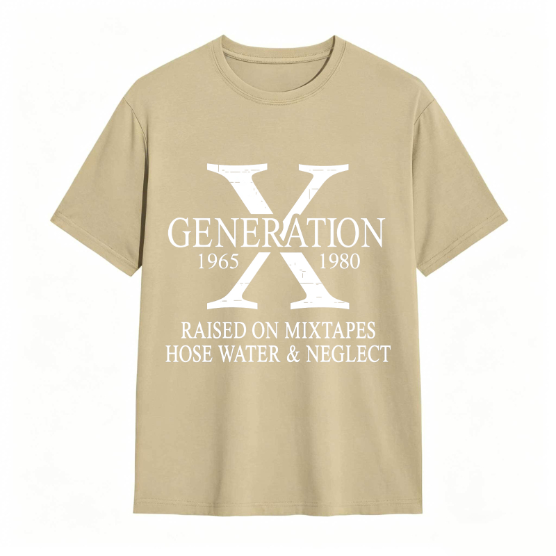 Dorawear™ X Generation 1965 1980 Raised On Mixtapes Hose Water And Neglect Unisex Classic T-shirt