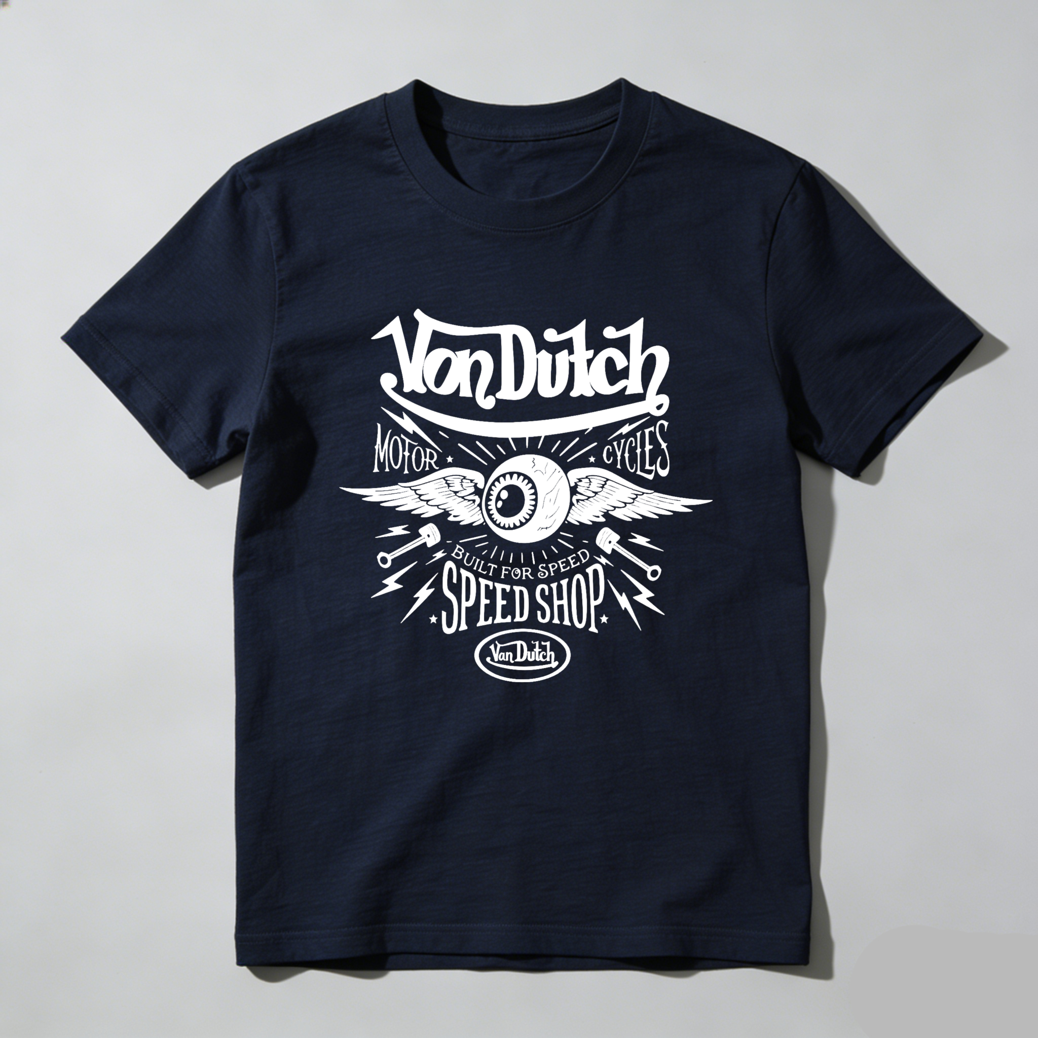 Dorawear™ Van Dutch Motor Cycles Speed Shop T Shirt