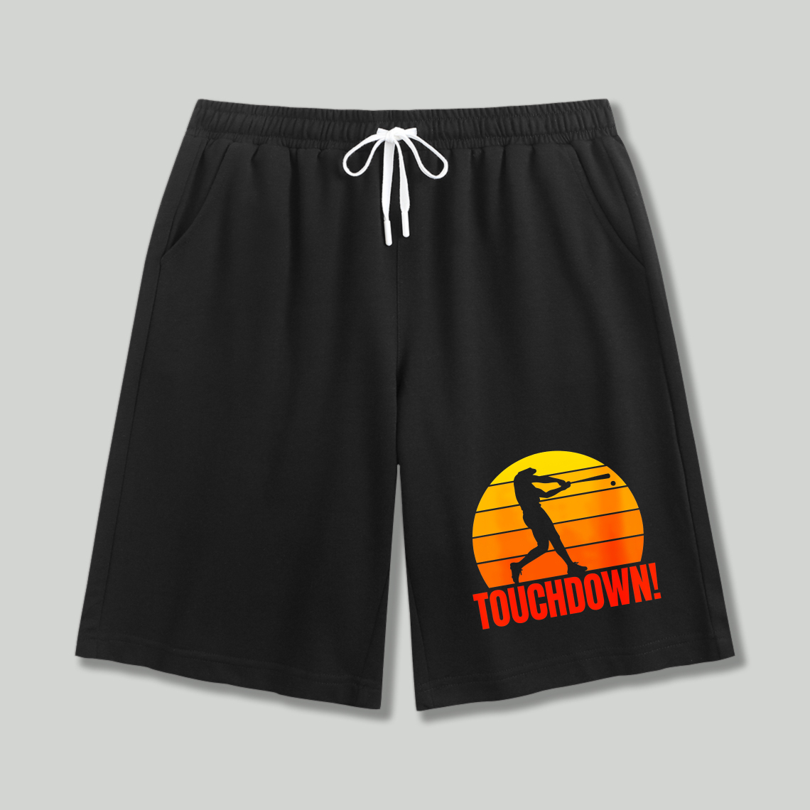Dorawear™ Football Player Sunset Touchdown Shorts-Dorawear