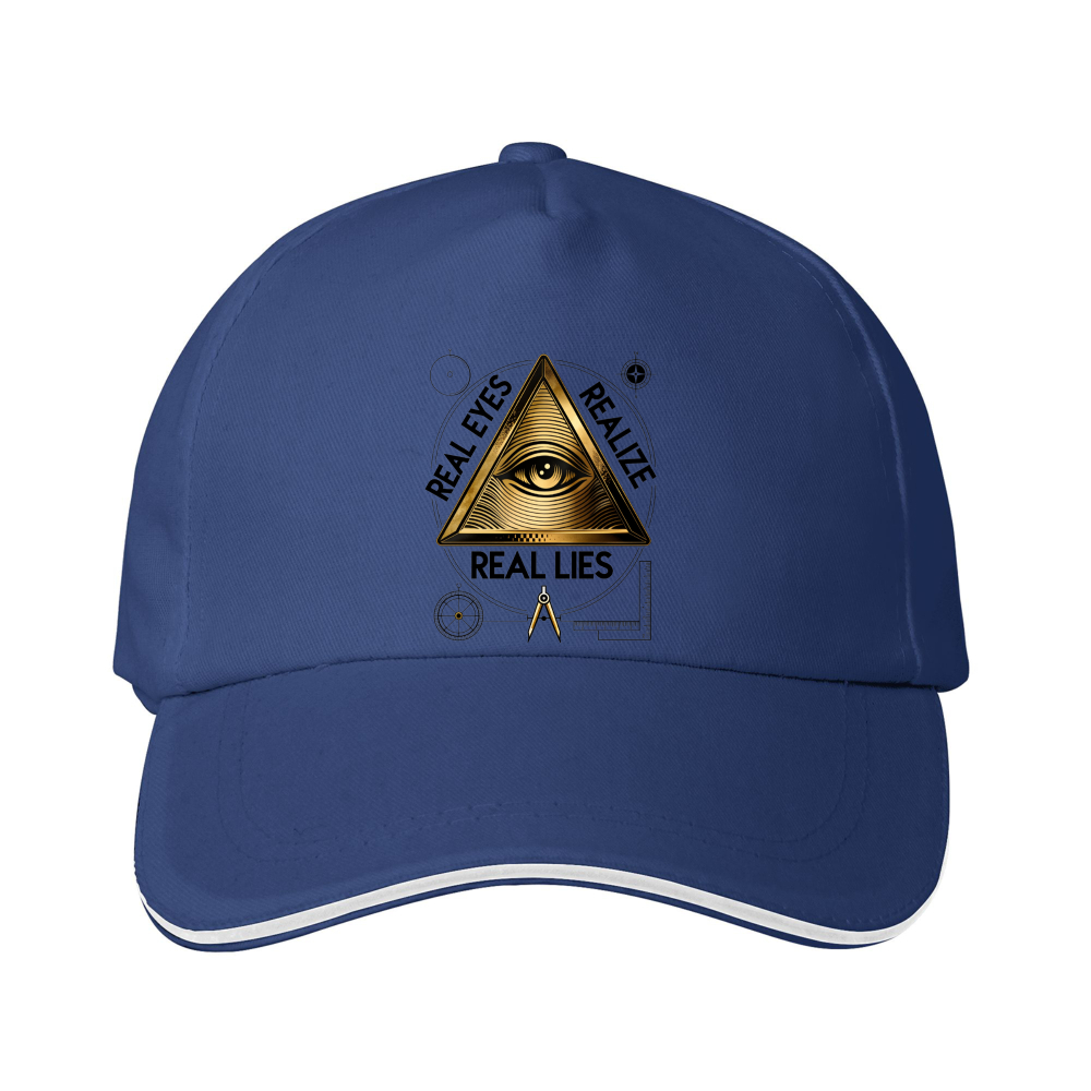 Dorawear™ Unisex Graphic Cap – Real Eyes Realize Real Lies Design