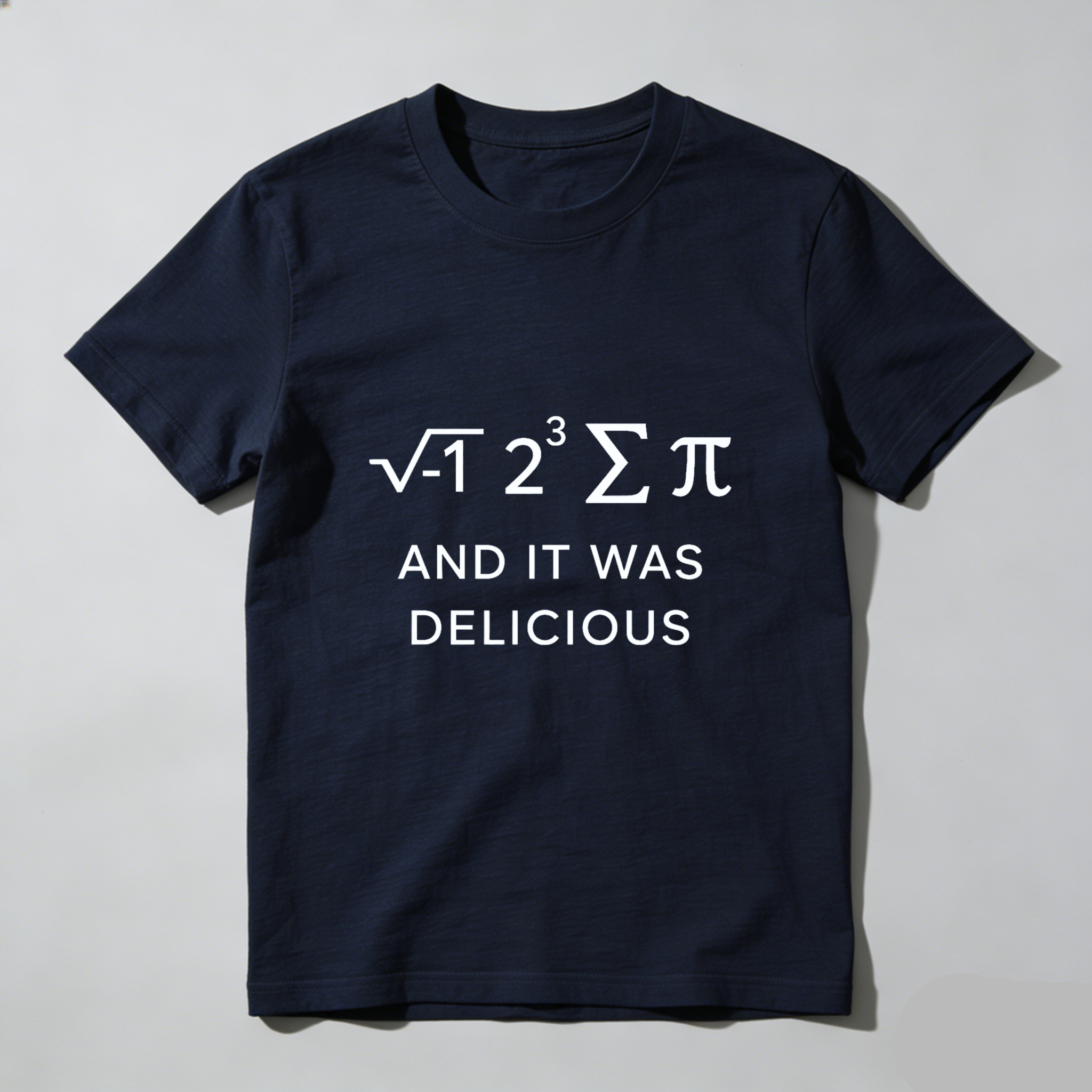 Dorawear Math Pi Formula And It Was Delicious Pure Cotton Short Sleeve T Shirt