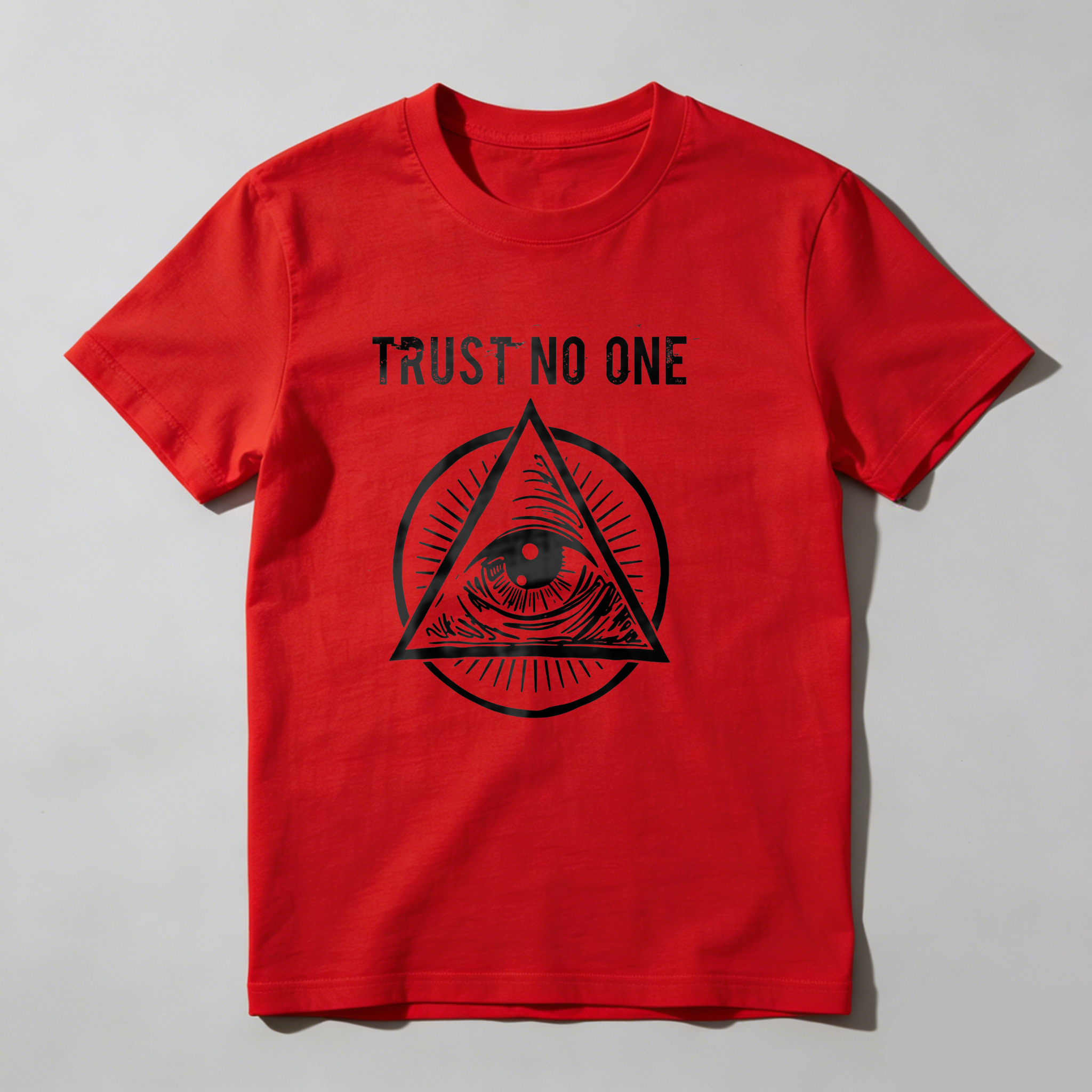 Dorawear™Trust No One Eye In Triangle  T Shirt