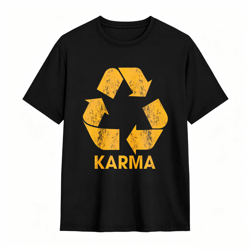 Dorawear™Recycling Symbol Karma Unisex Classic T-shirt