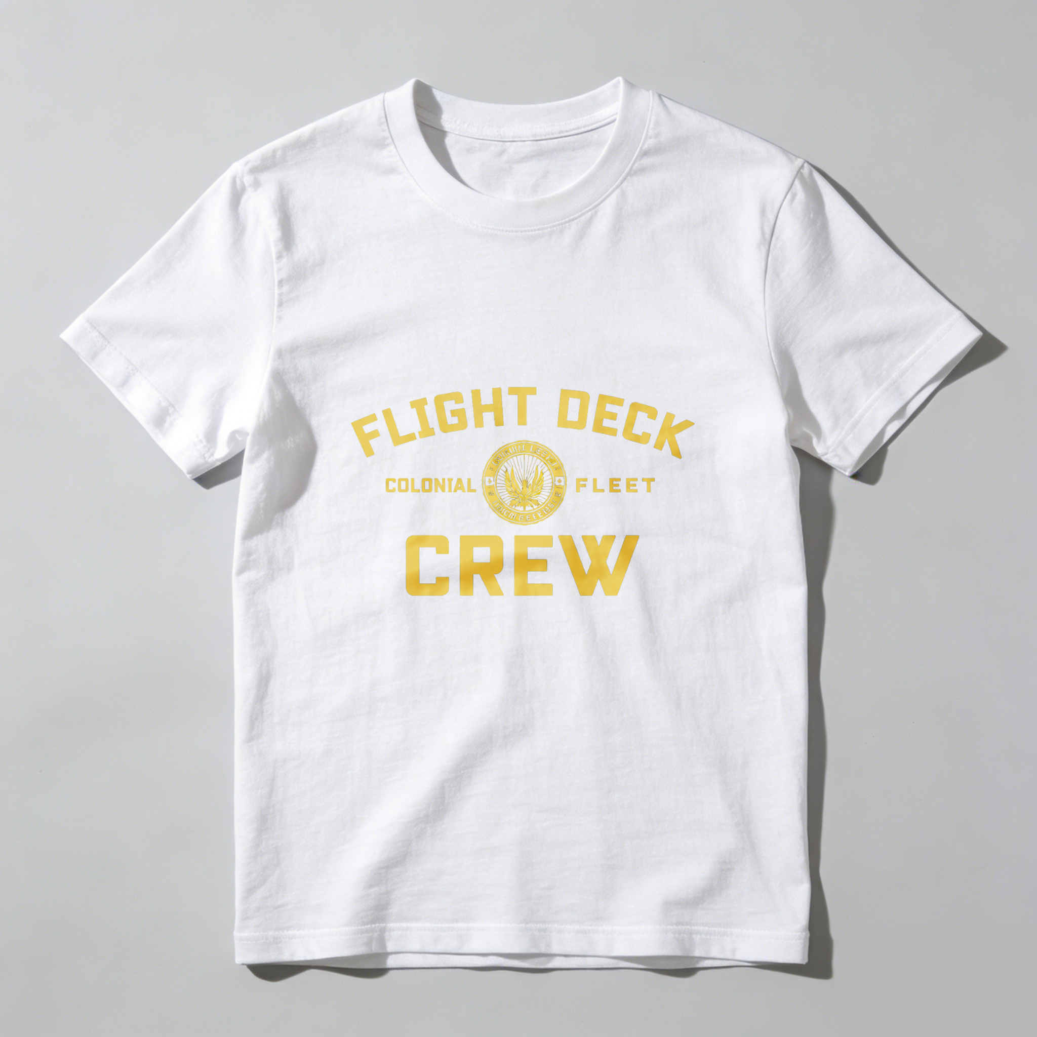 Dorawear™ Flight Deck Crew Colonial Fleet Pure Cotton Short Sleeve T Shirt-Dorawear