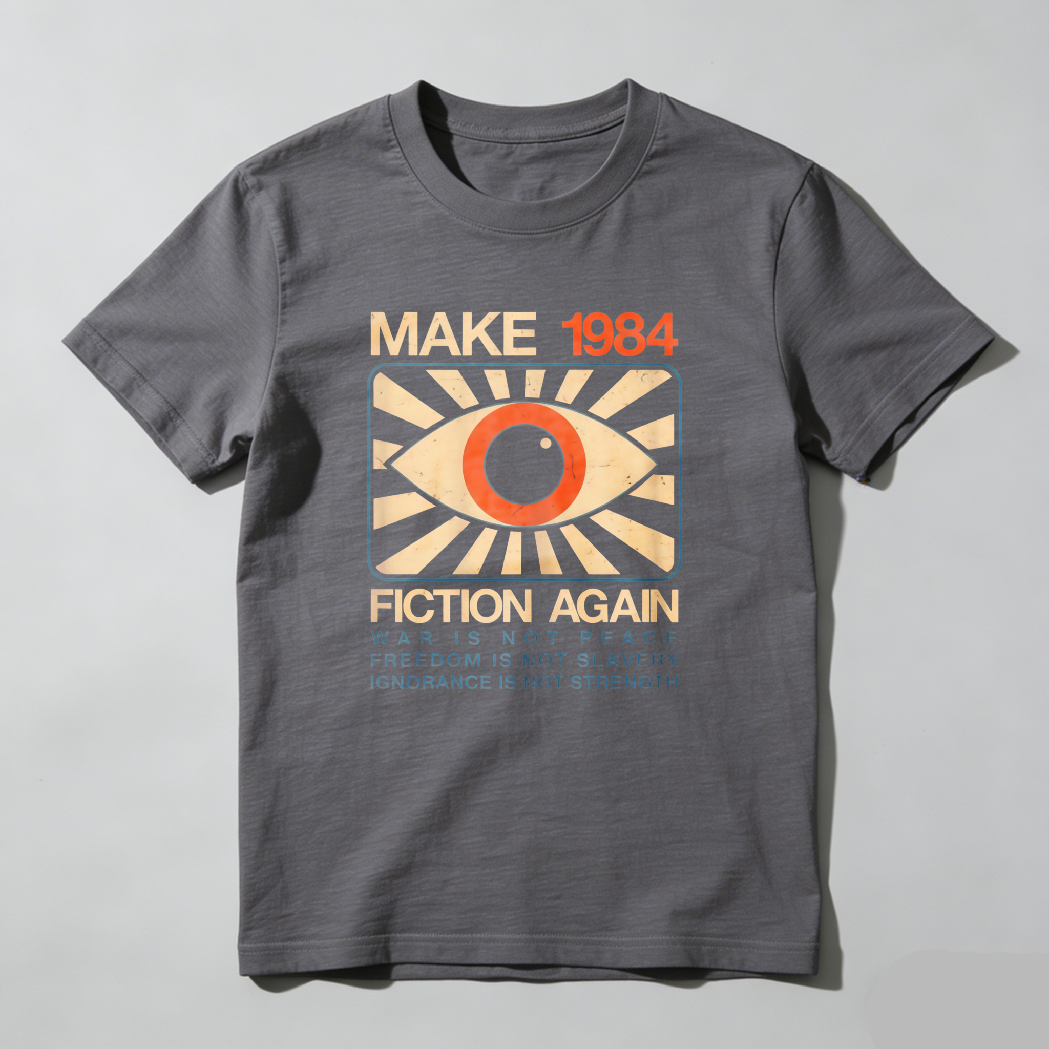 Dorawear™  Make 1984 Fiction Again Eye Symbol T Shirt