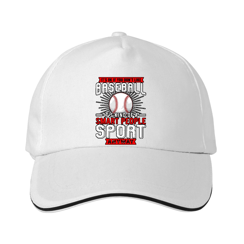 Dorawear™ Baseball Cap Baseball Sport Text And Ball Graphic For Sports Fans
