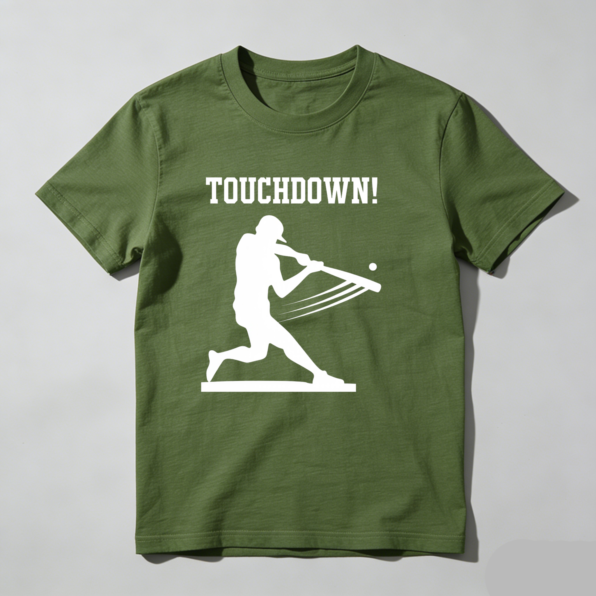 Dorawear™ Touchdown Player Hitting Ball Silhouette  T Shirt