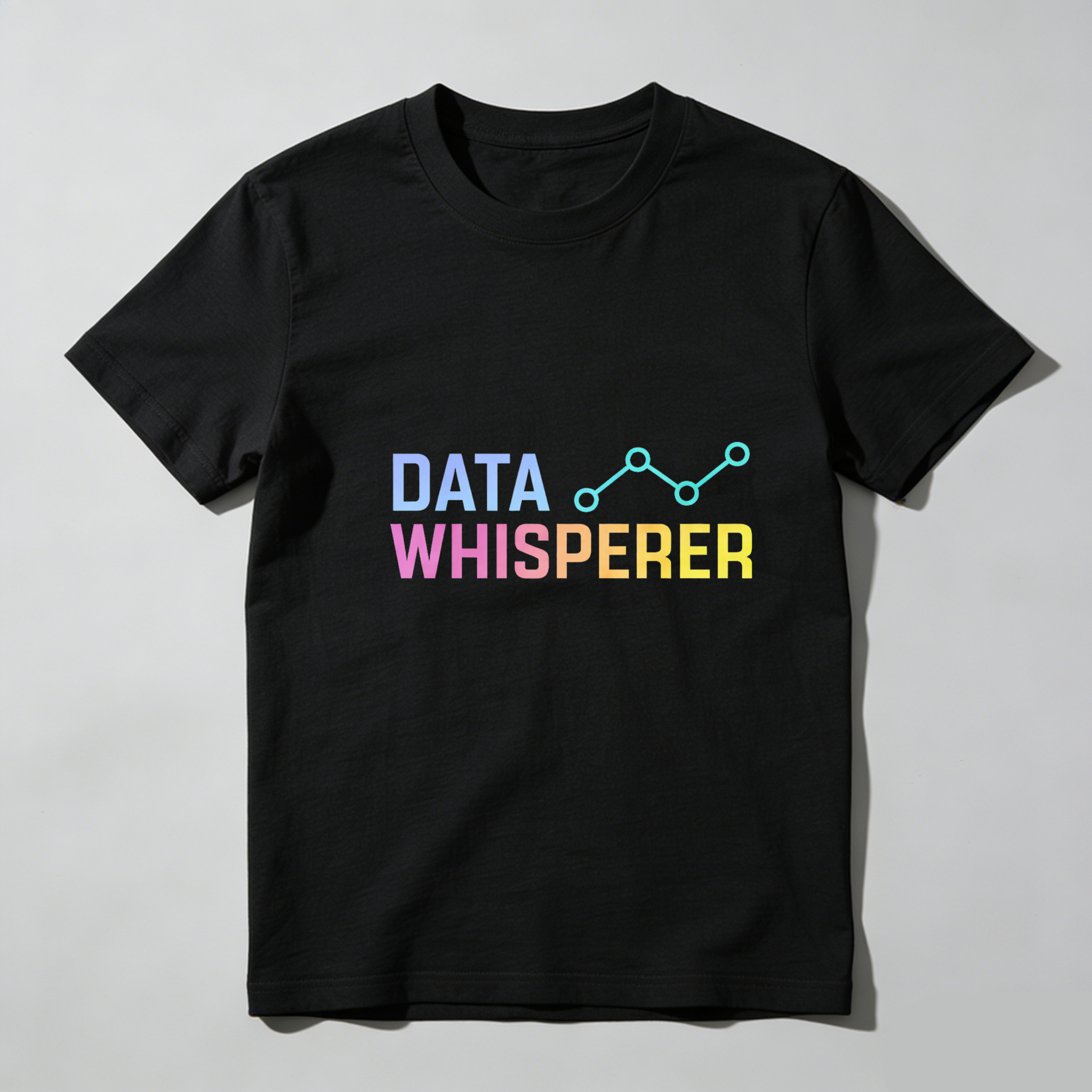 Dorawear™ Data Whisperer Chart Design Pure Cotton Short Sleeve T Shirt-Dorawear