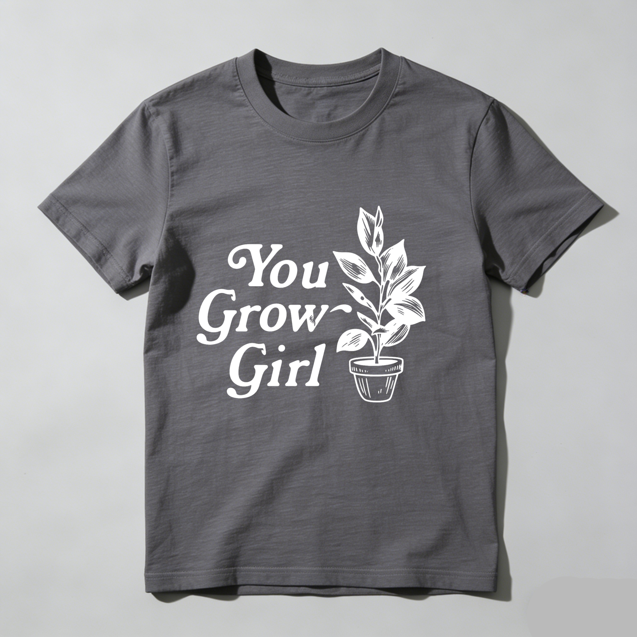Dorawear™ You Grow Girl Plant Design T Shirt