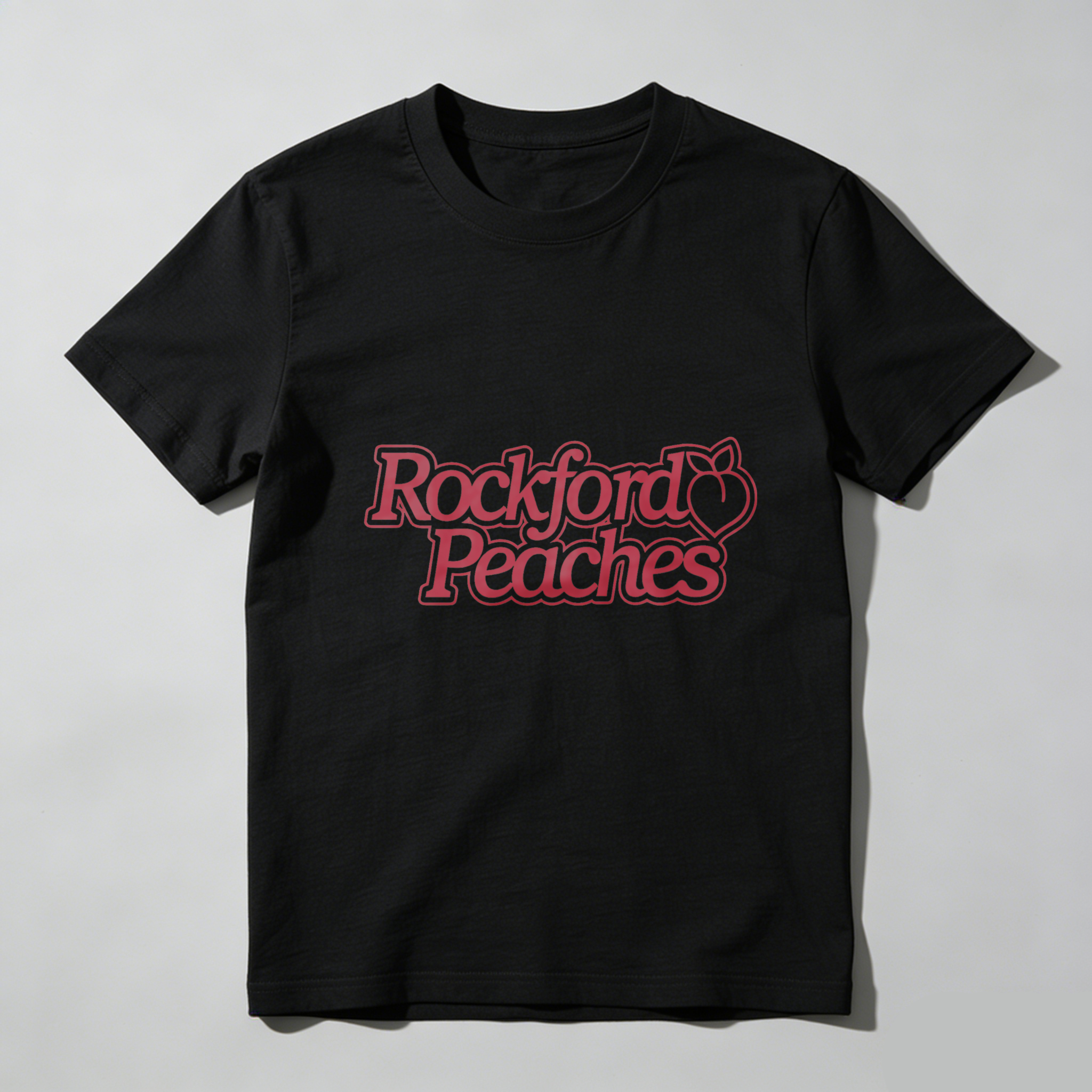 Dorawear™Rockford Peaches Logo Design T Shirt