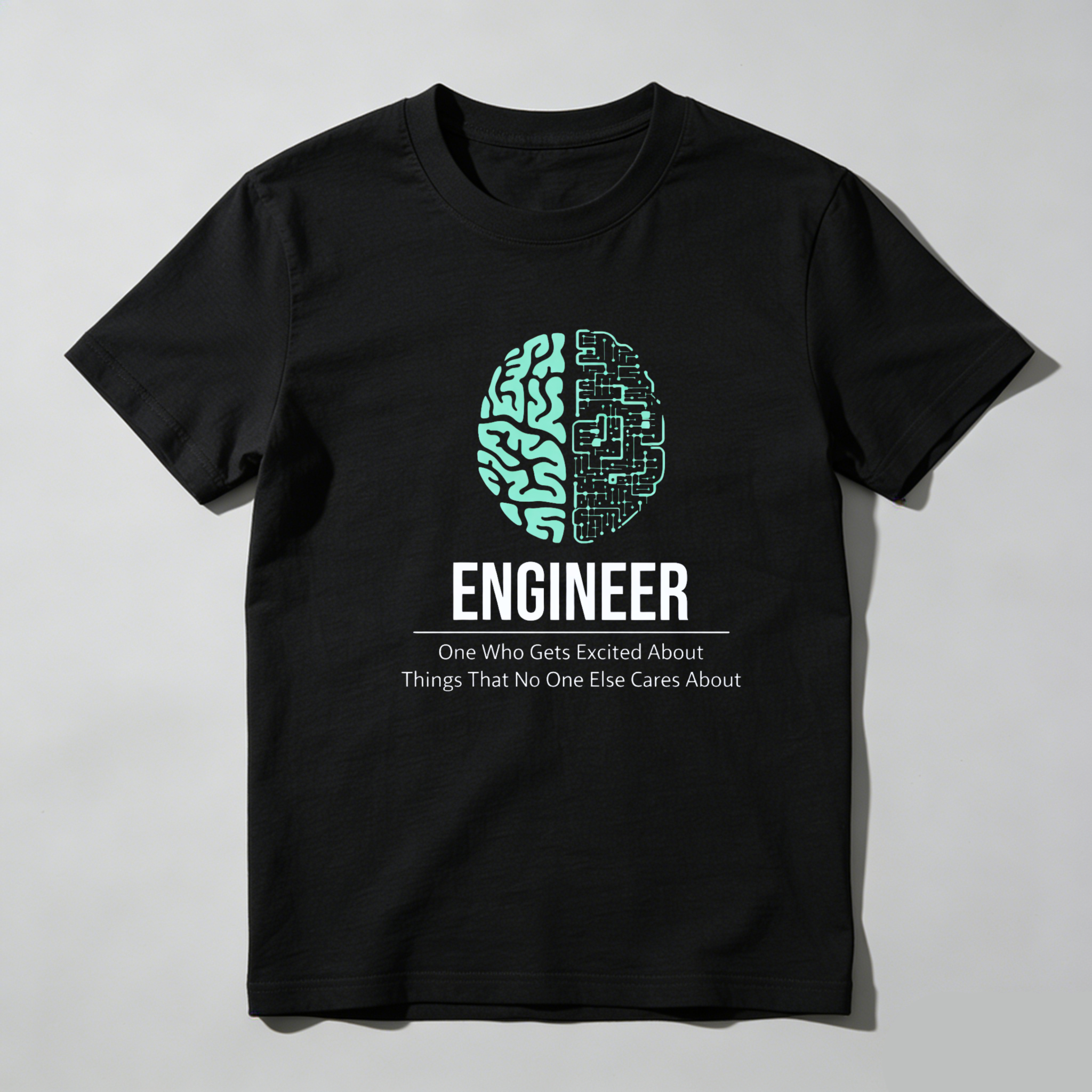 Dorawear Engineer Brain Design Pure Cotton Short Sleeve T Shirt