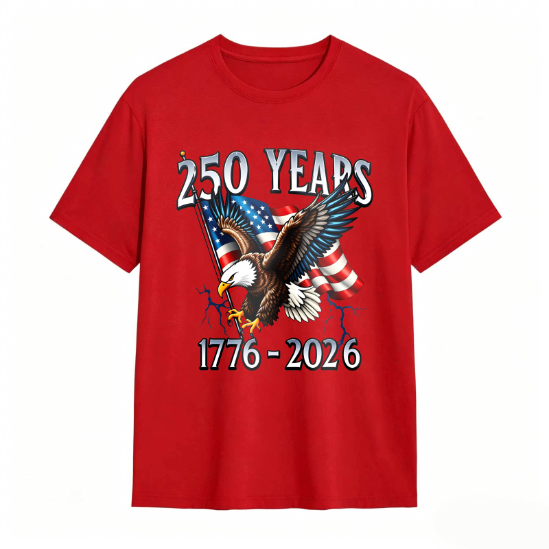 Dorawear™ 250 Years American Eagle Flag 1776 2026 Unisex Classic T-shirt