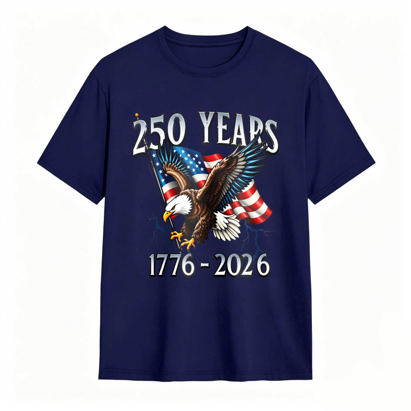 Dorawear™ 250 Years American Eagle Flag 1776 2026 Unisex Classic T-shirt