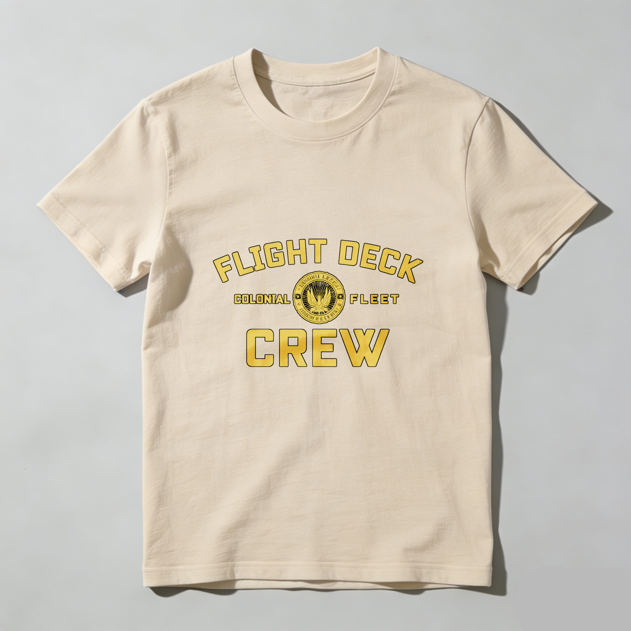 Dorawear™ Flight Deck Crew Colonial Fleet Pure Cotton Short Sleeve T Shirt-Dorawear